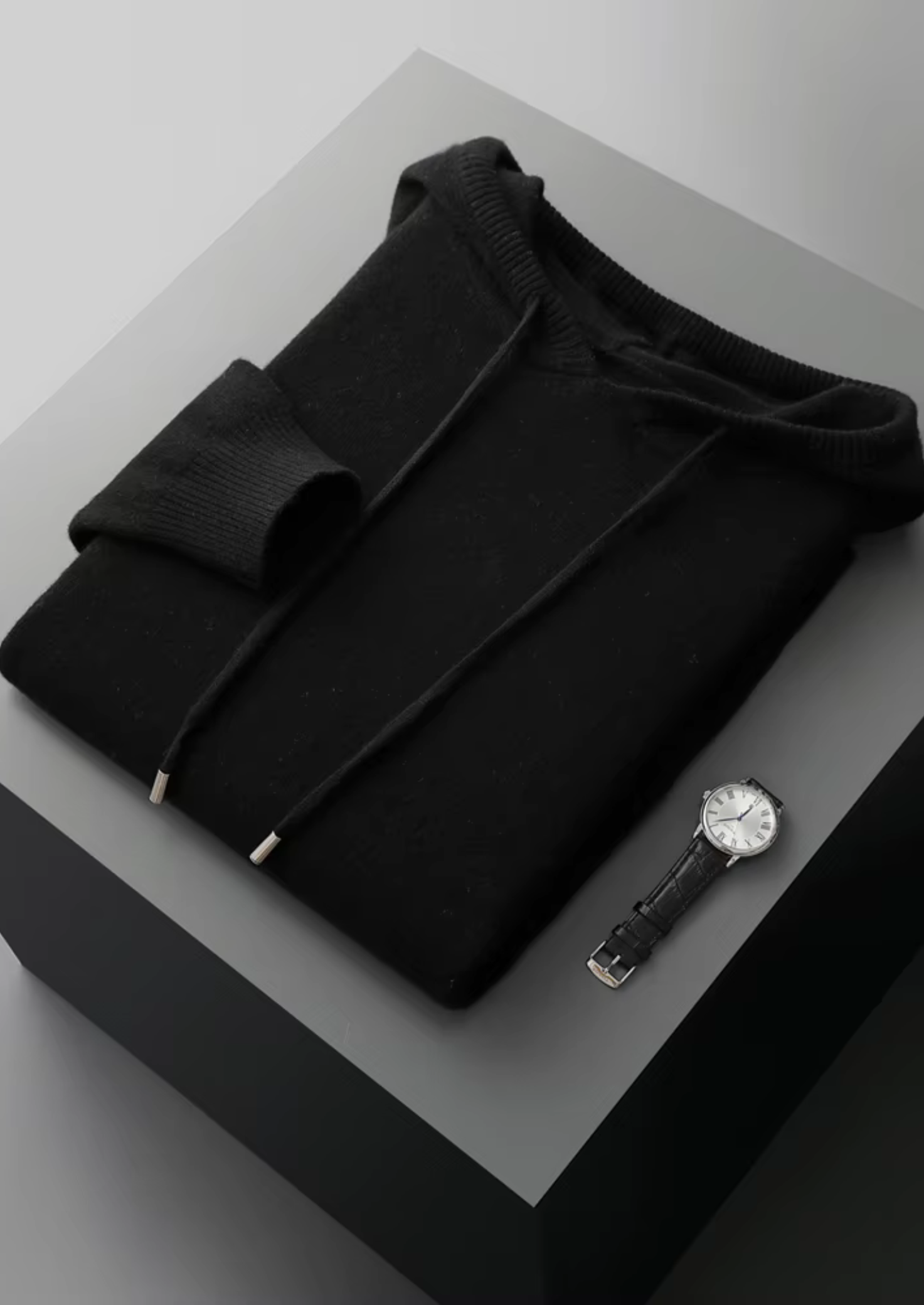 Pure Merino Wool Leisure Hoodie