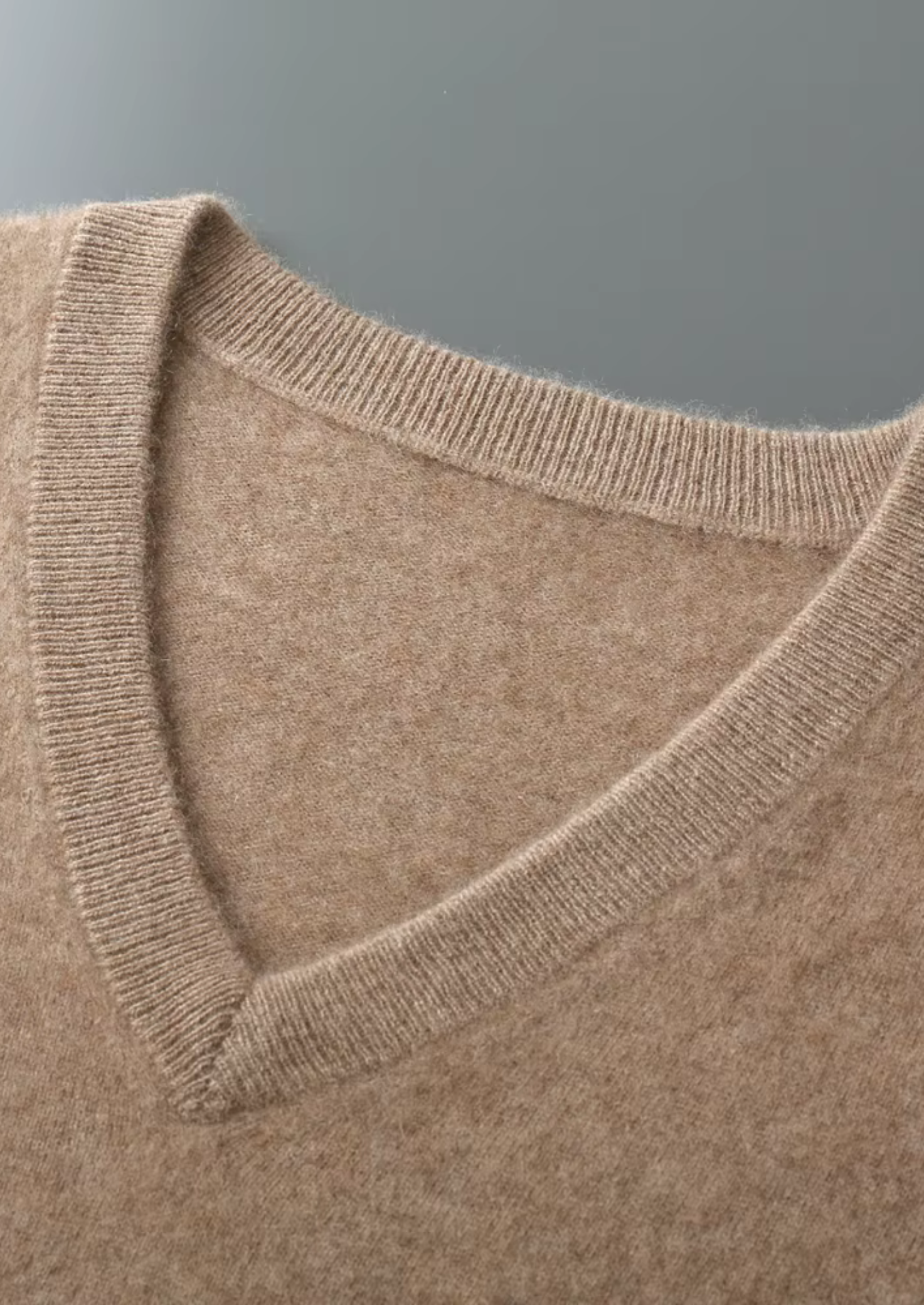 Pure Merino Wool V-Neck Vest