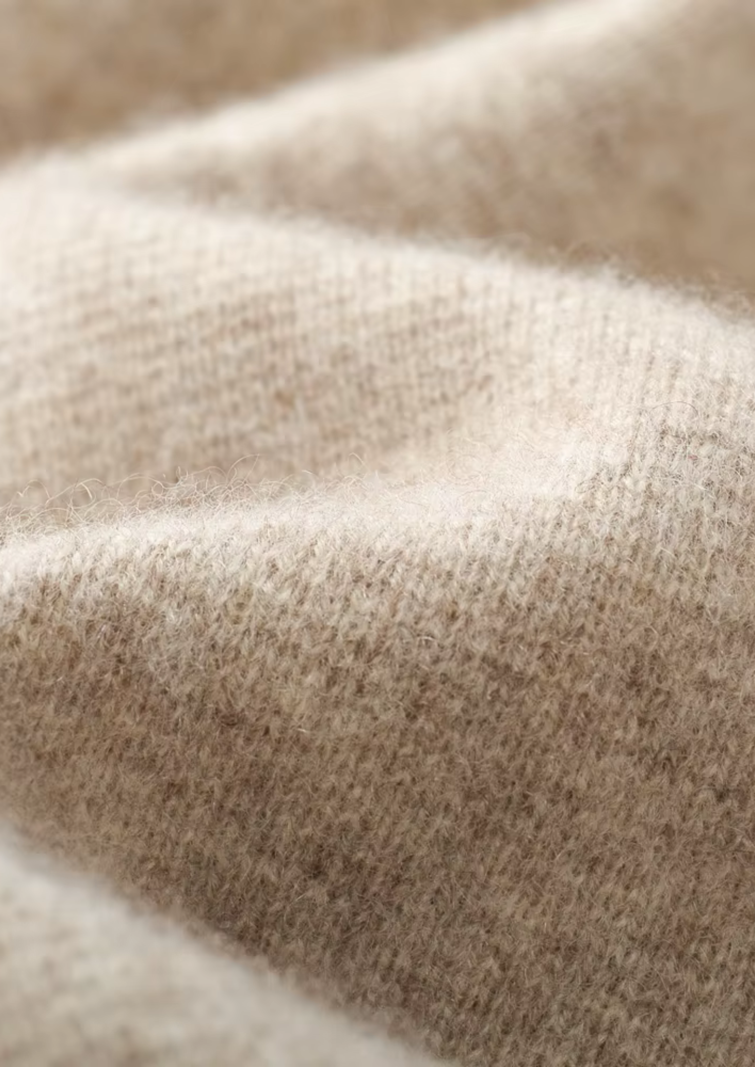 Pure Merino Wool Zipper Hoodie