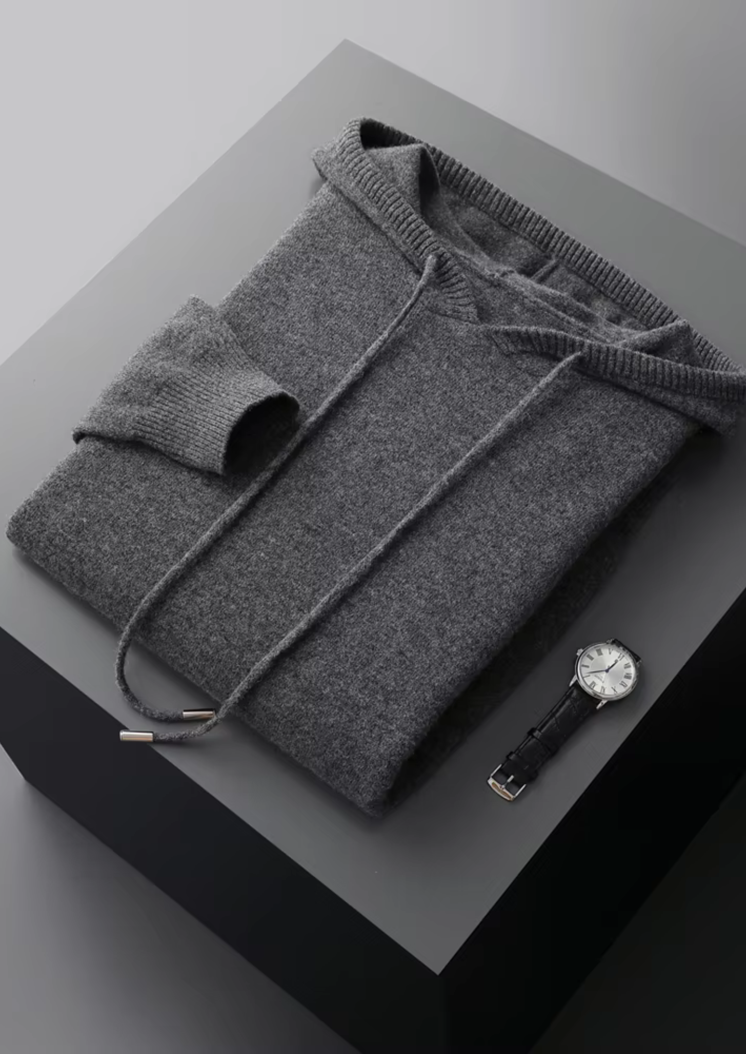 Pure Merino Wool Leisure Hoodie