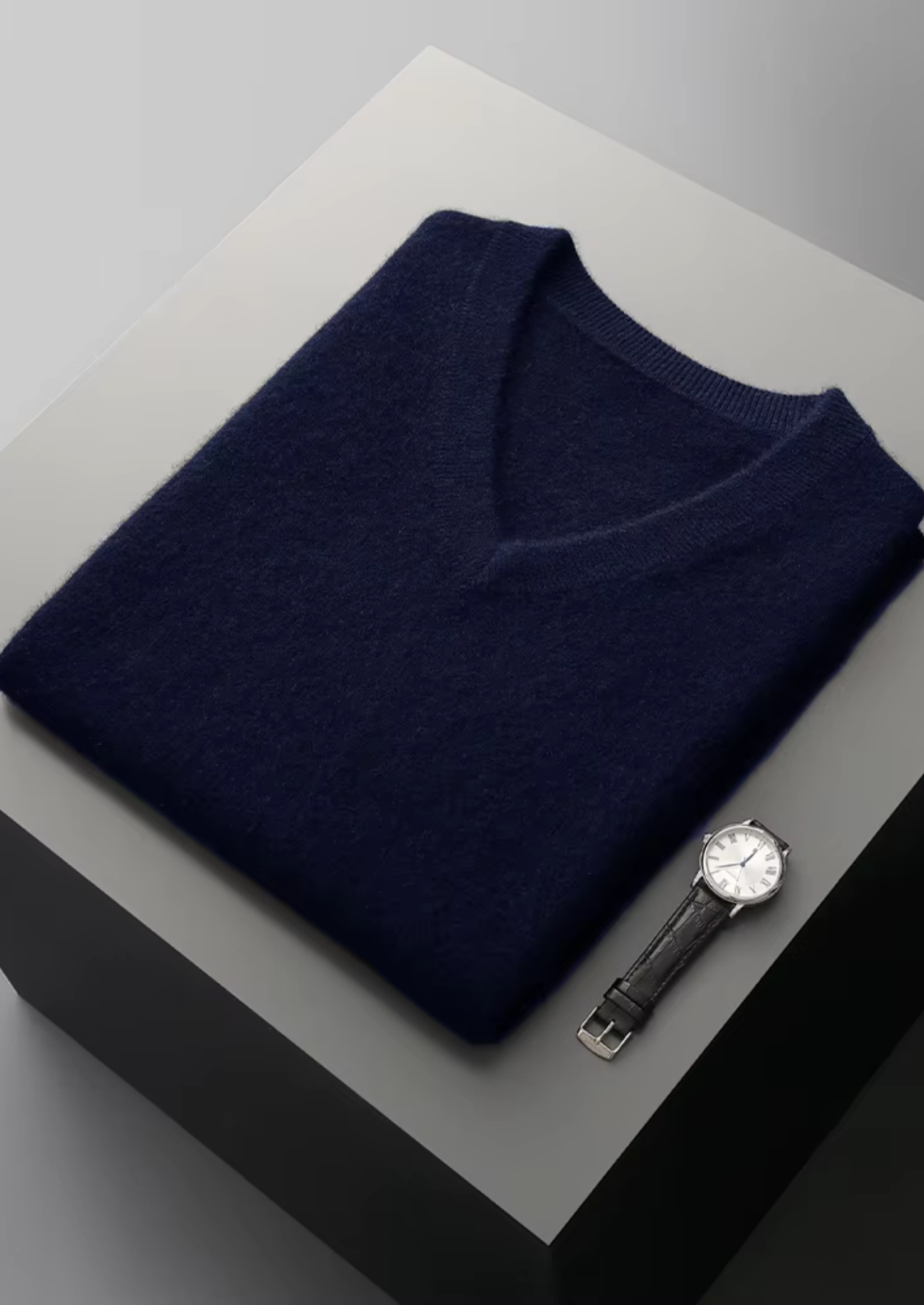 Pure Merino Wool V-Neck Vest