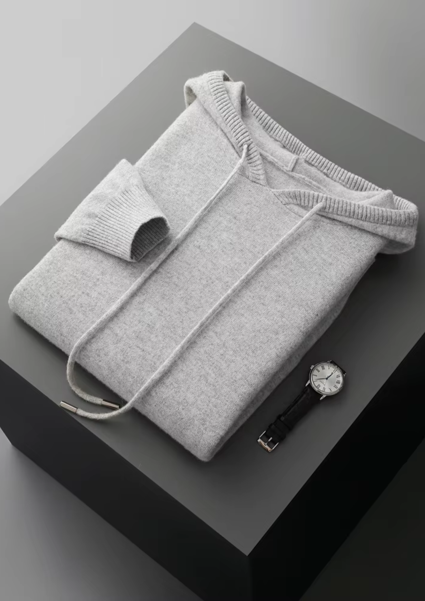 Pure Merino Wool Leisure Hoodie