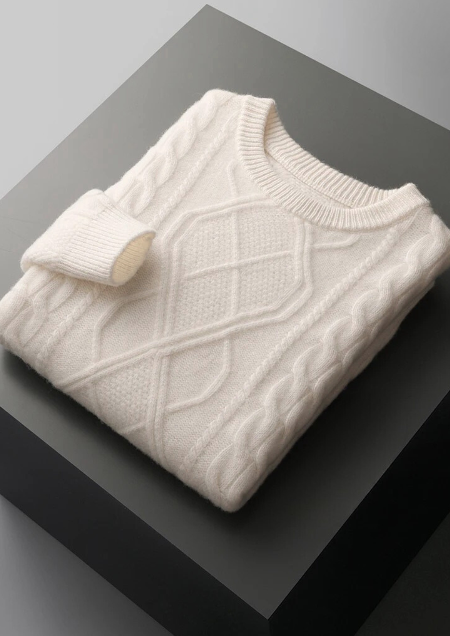 Pure Merino Wool Wintertime Crewneck
