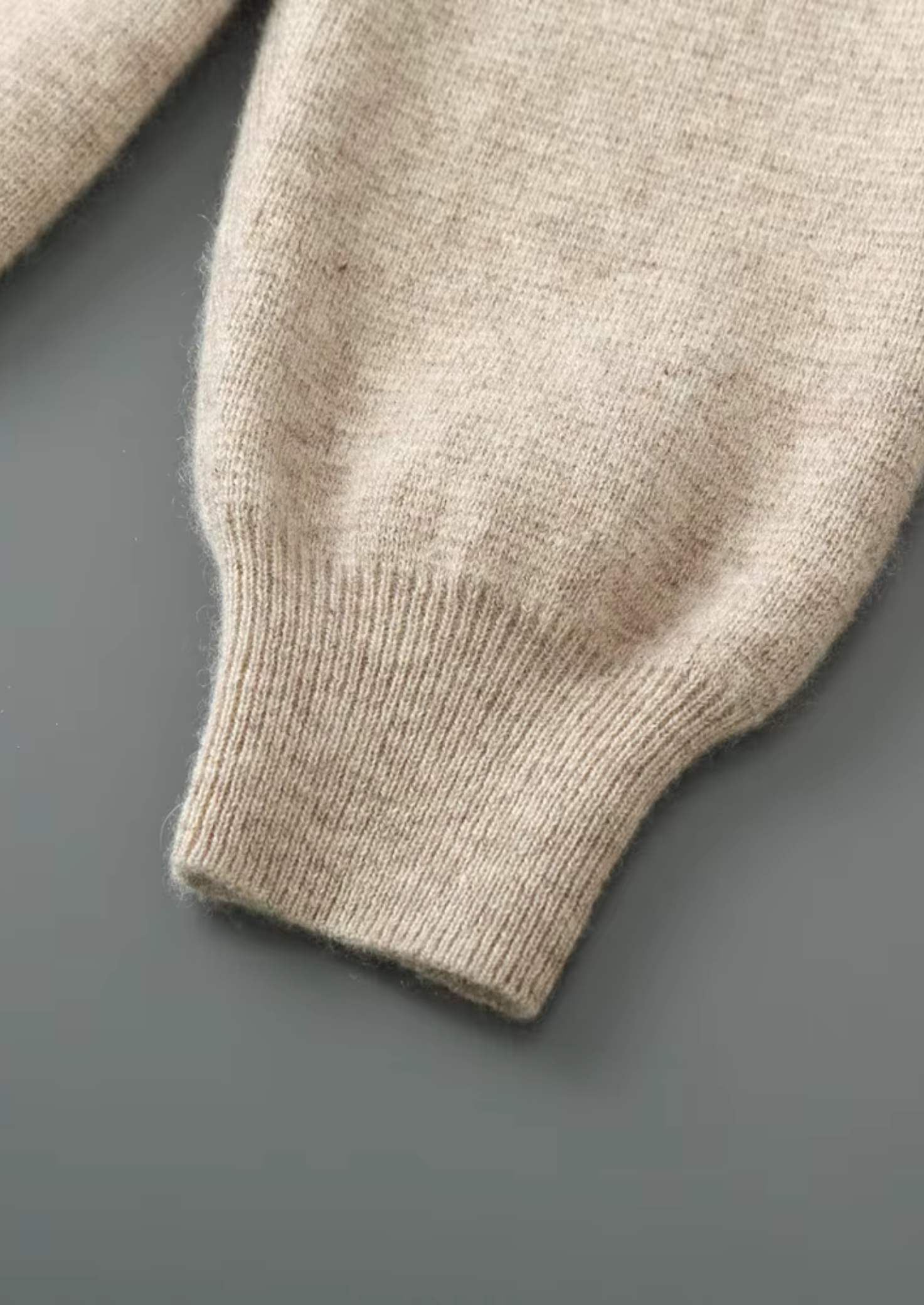 Pure Merino Wool Zipper Hoodie