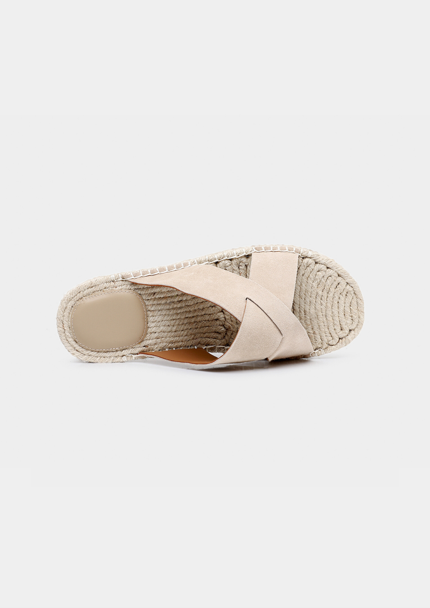 Off White Suede Beachside Sandal