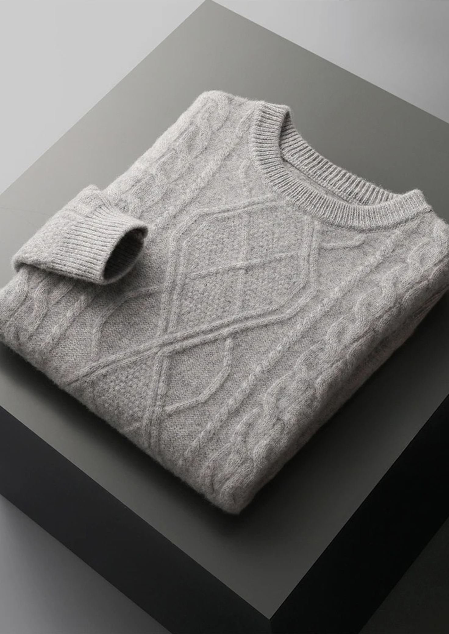 Pure Merino Wool Wintertime Crewneck