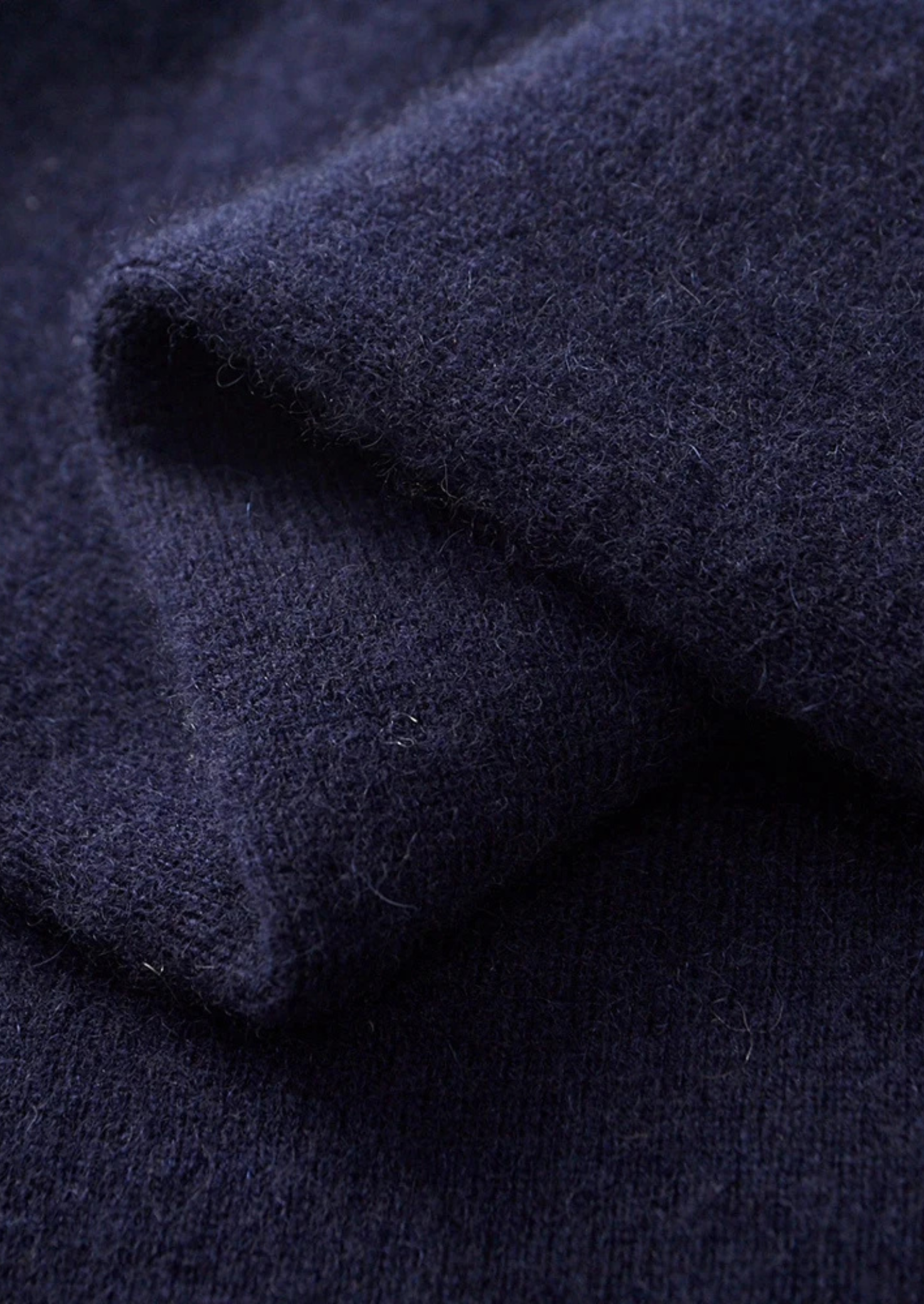 Pure Merino Wool Two-Tone Polo Cardigan