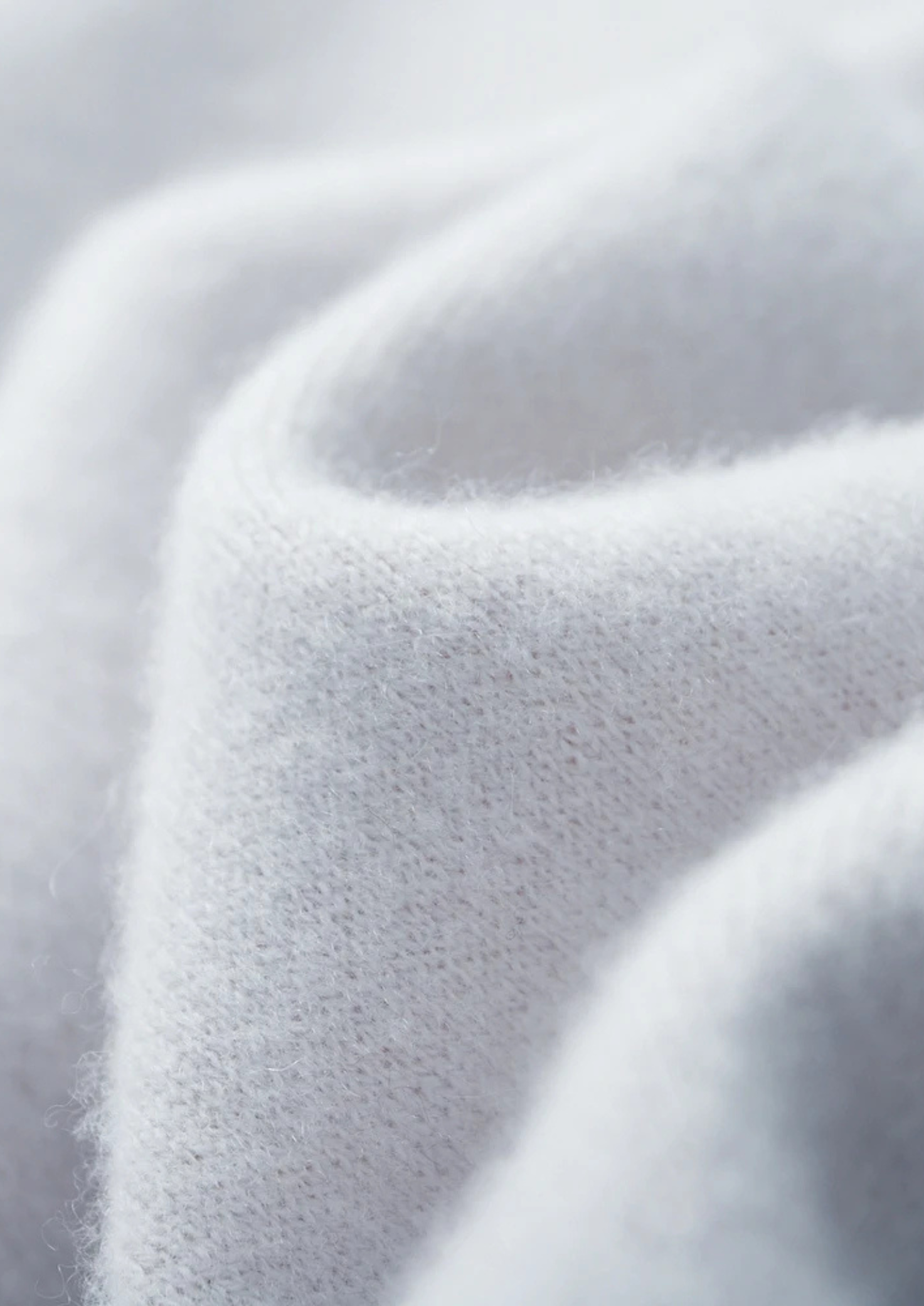 Cashmere Two-Tone Zipper Hoodie