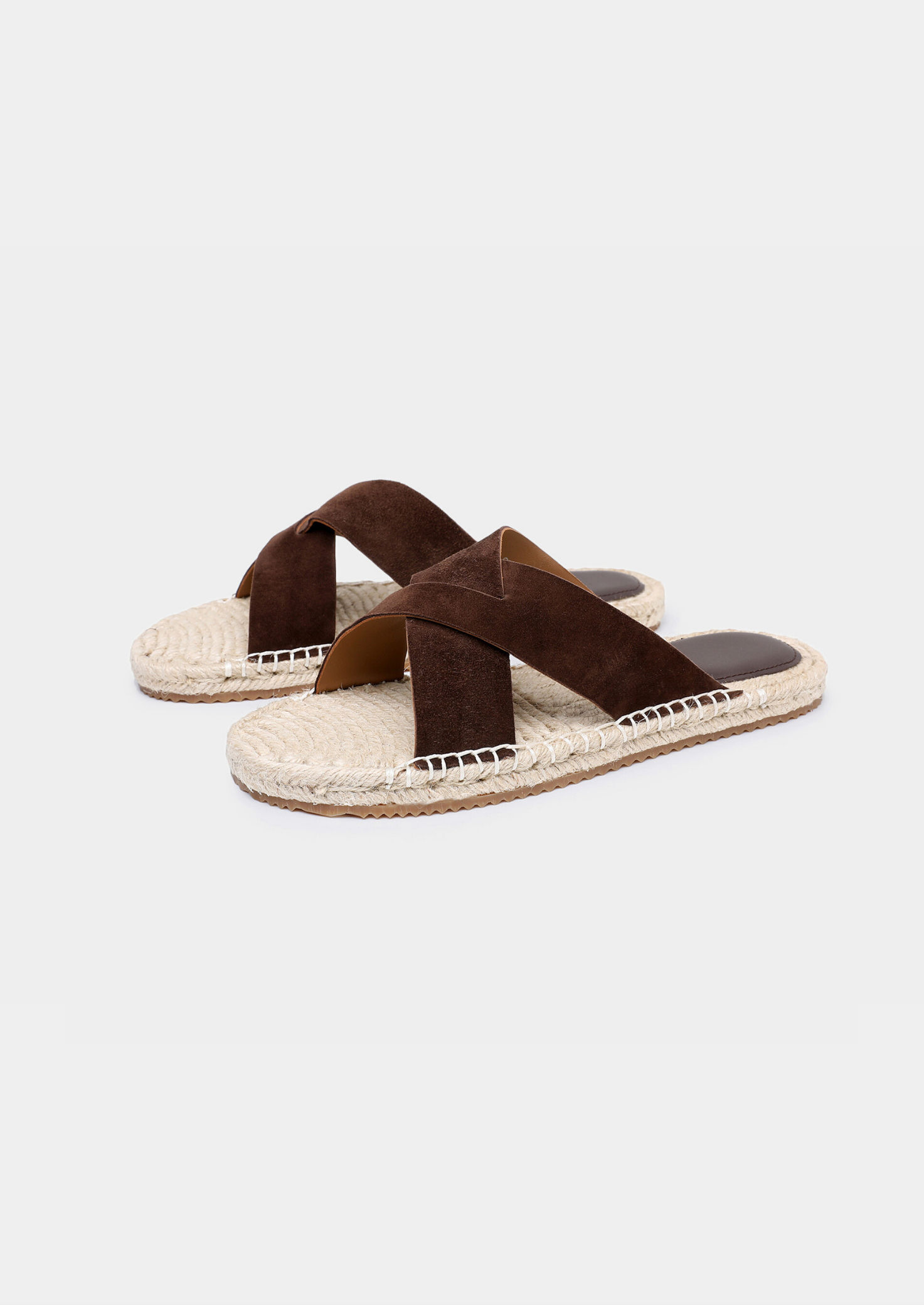 Coffee Suede Beachside Sandal