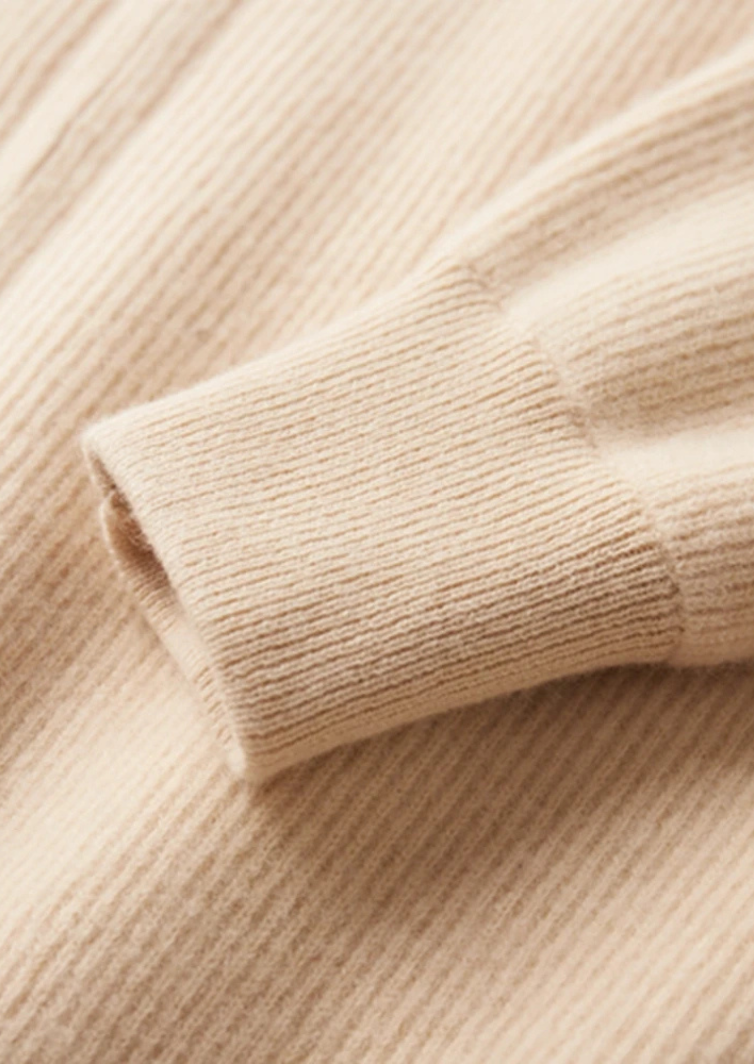 Pure Merino Wool Ribbed Zip Cardigan