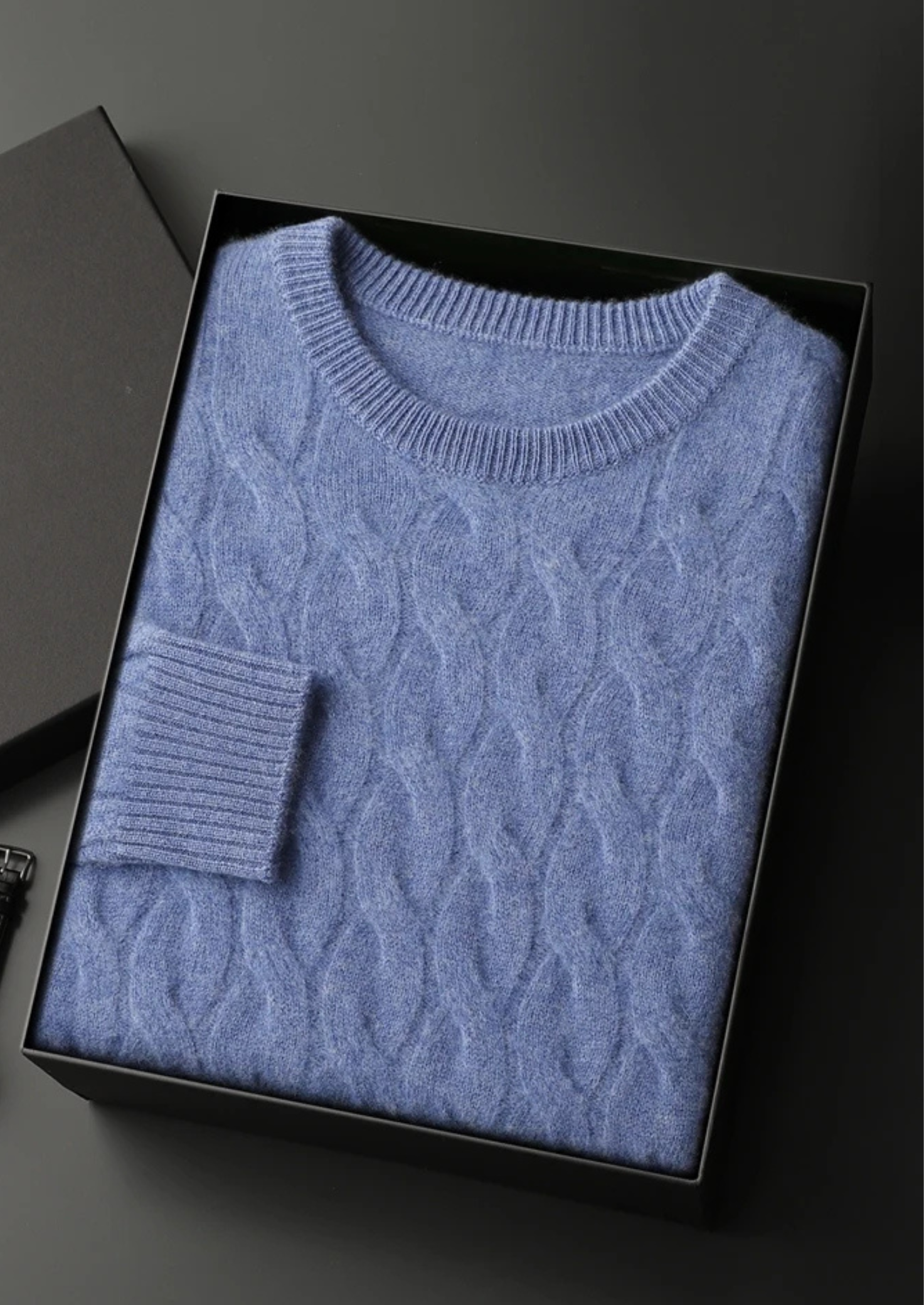 Cashmere Cable Crewneck