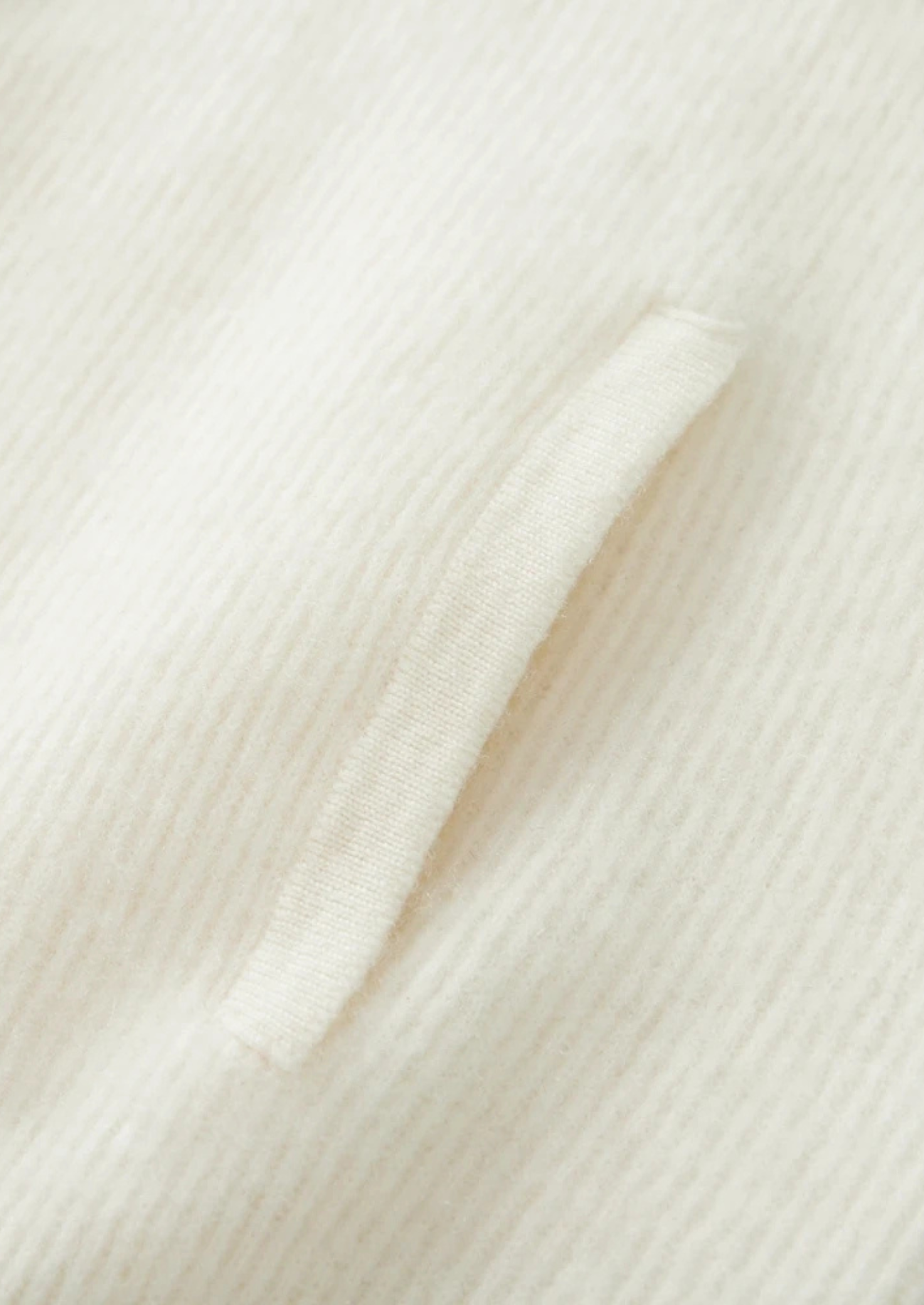 Pure Merino Wool Ribbed Zipper Cardigan