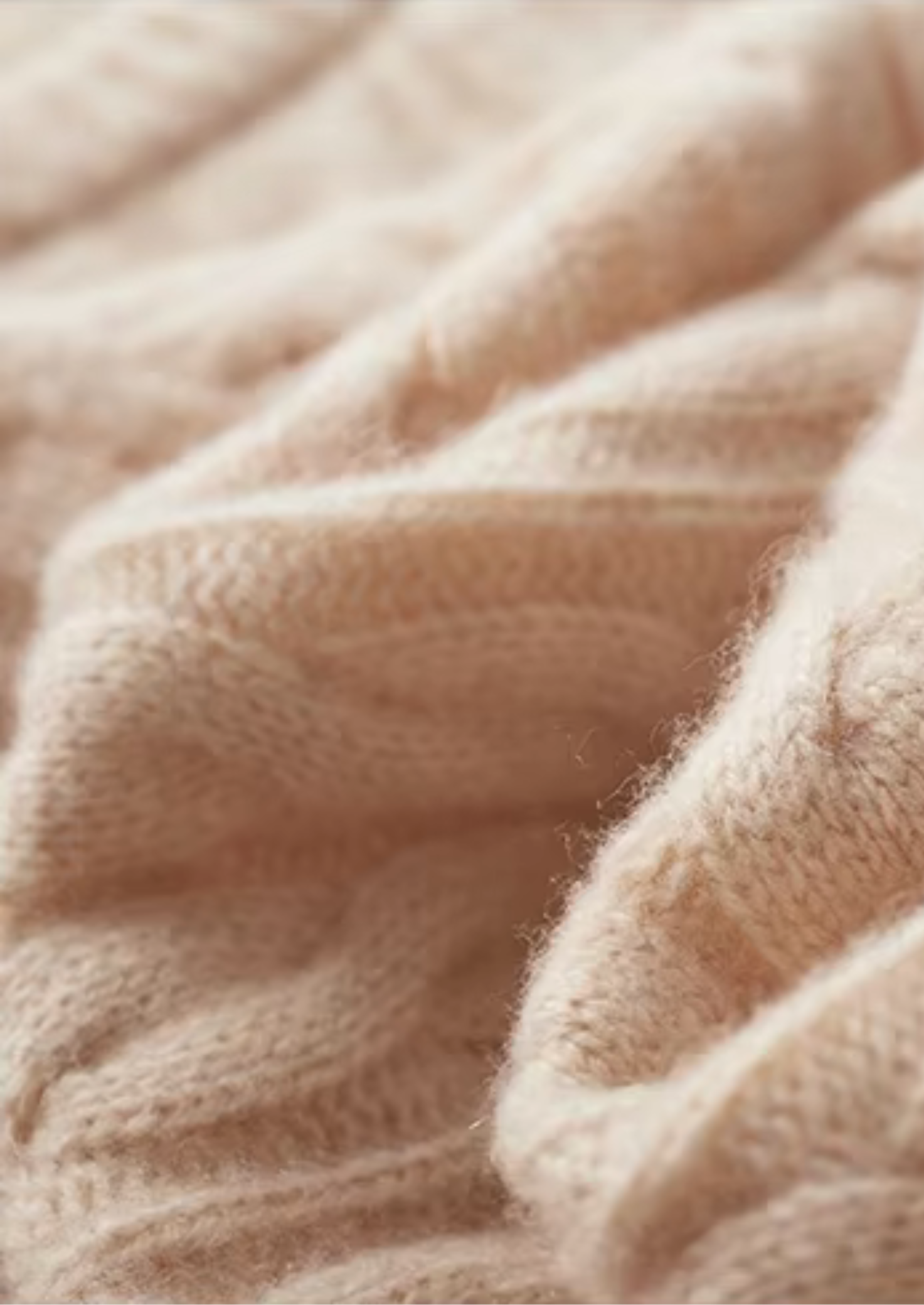 Pure Merino Wool Cable Knit Crewneck