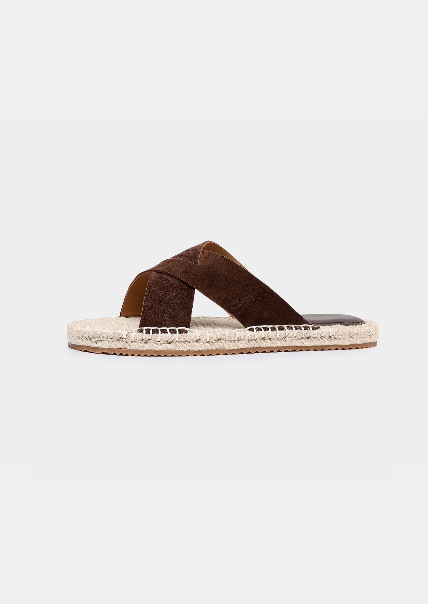 Coffee Suede Beachside Sandal