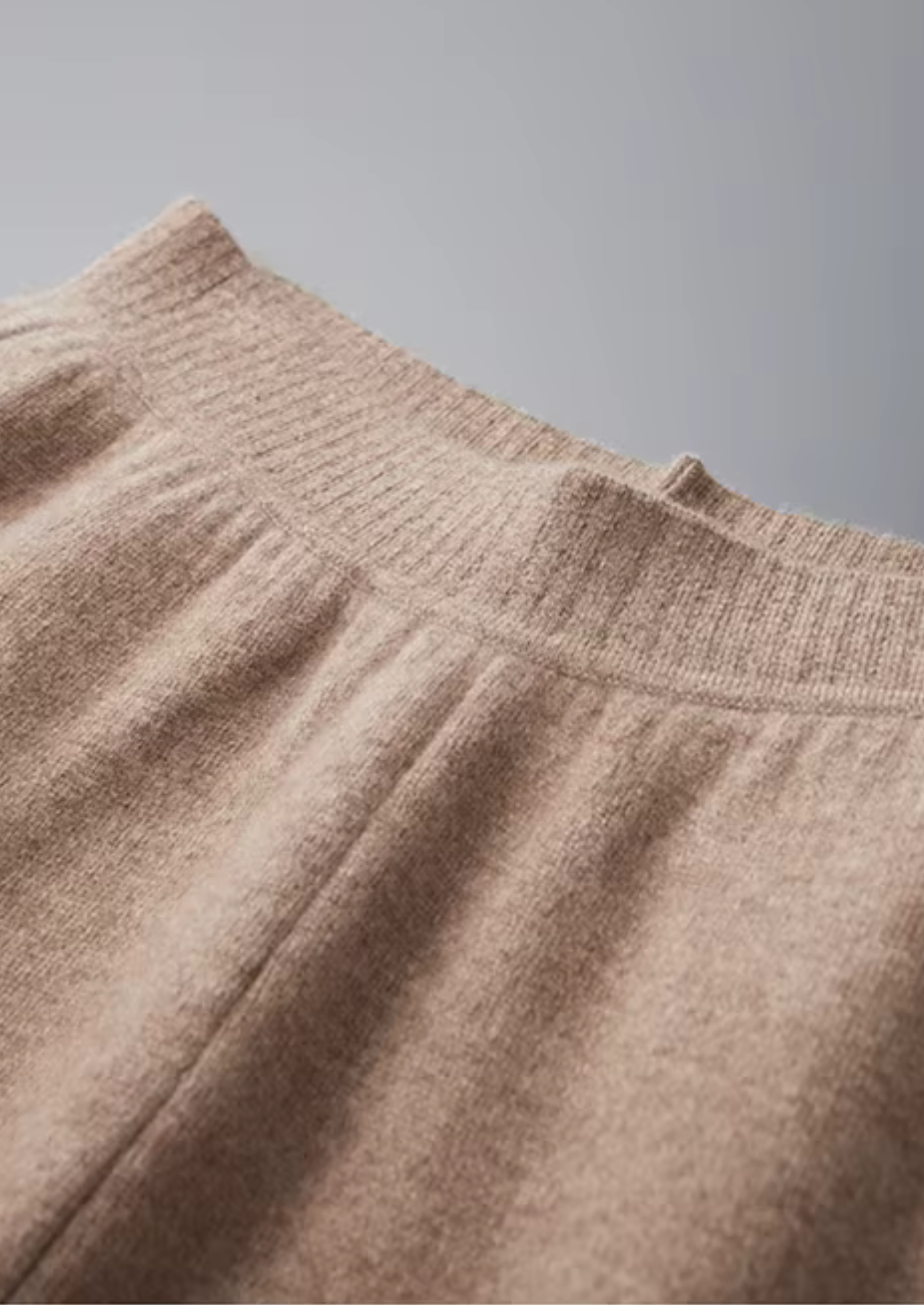 Cashmere Straight Trousers