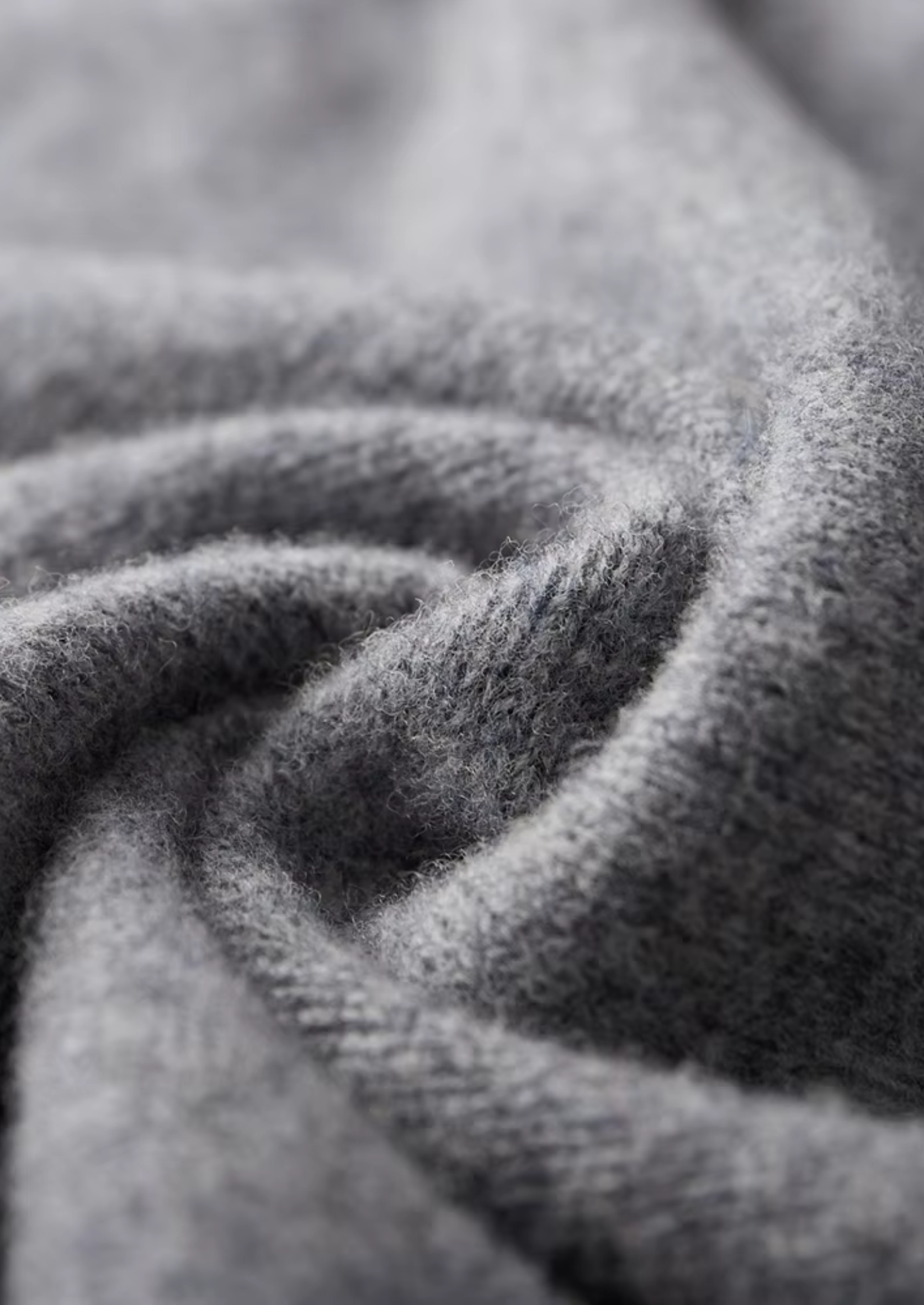 Pure Merino Wool Two-Tone Zip Cardigan