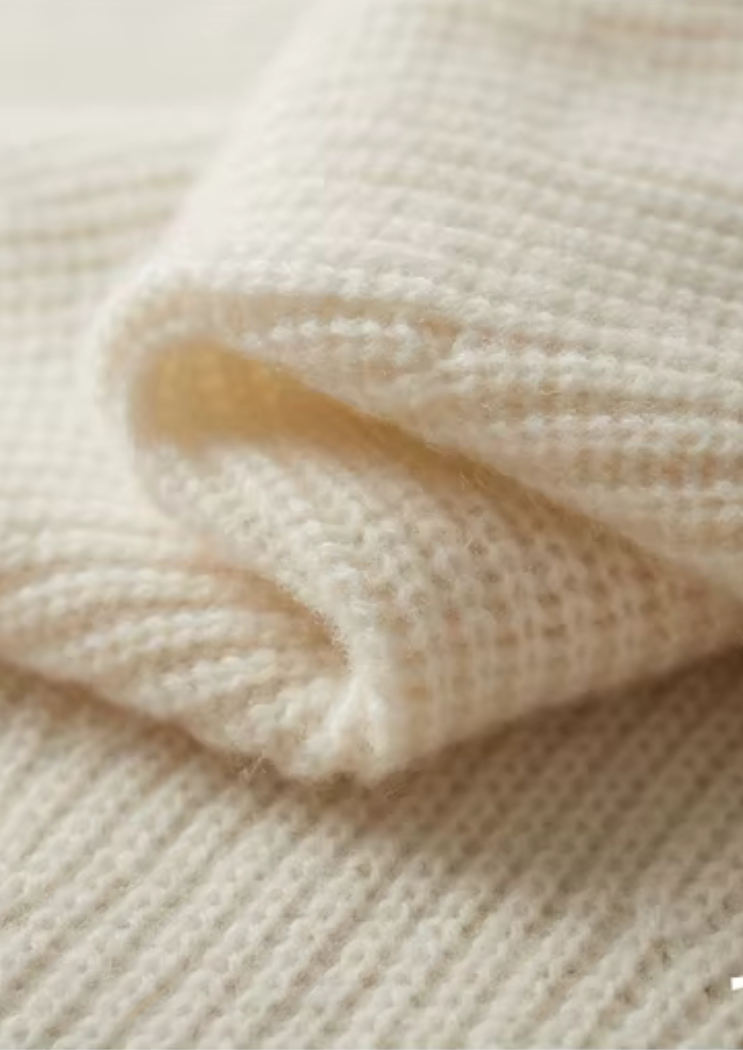 Pure Merino Wool Ribbed Half-Zip