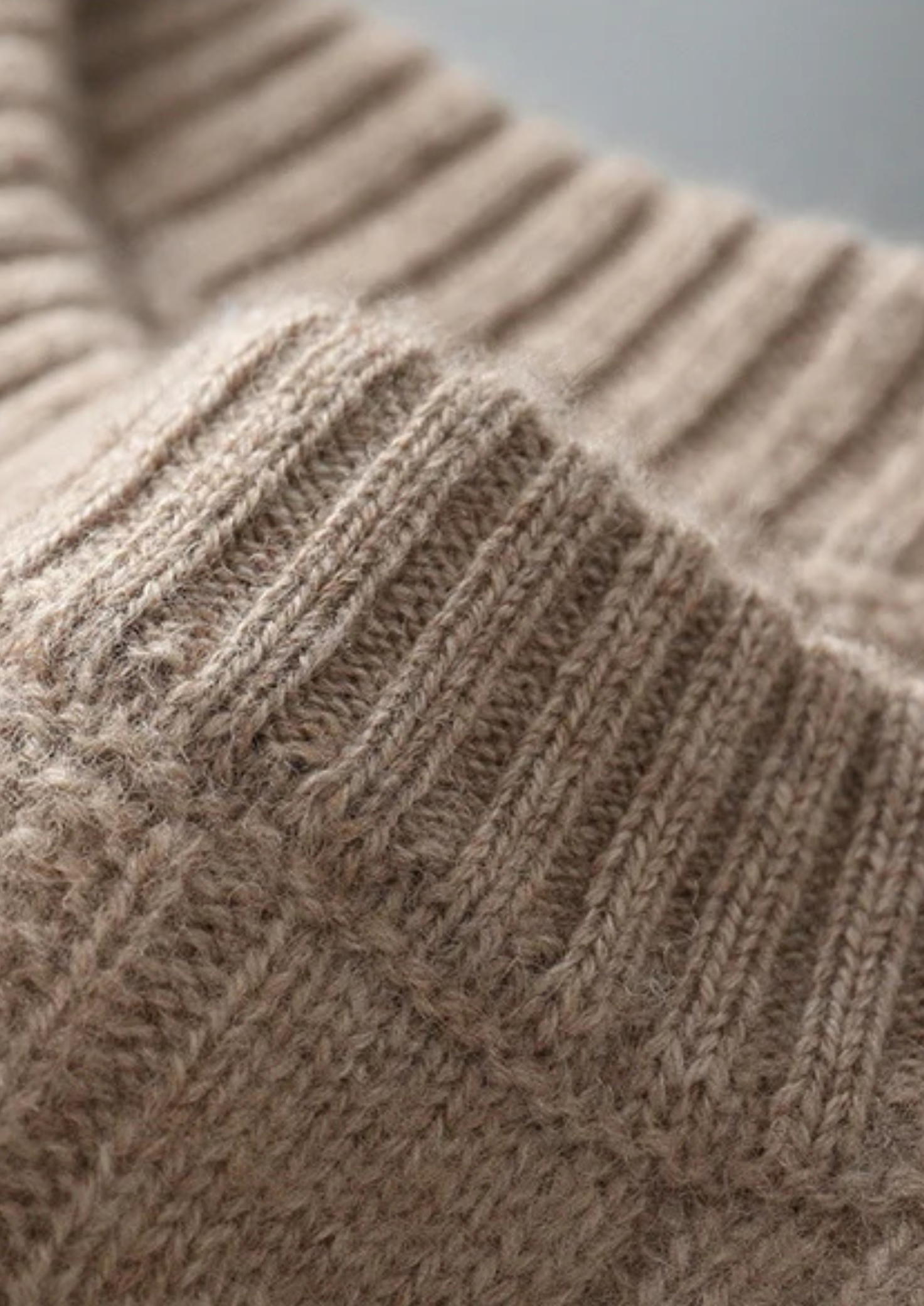 Pure Merino Wool Cable Crewneck