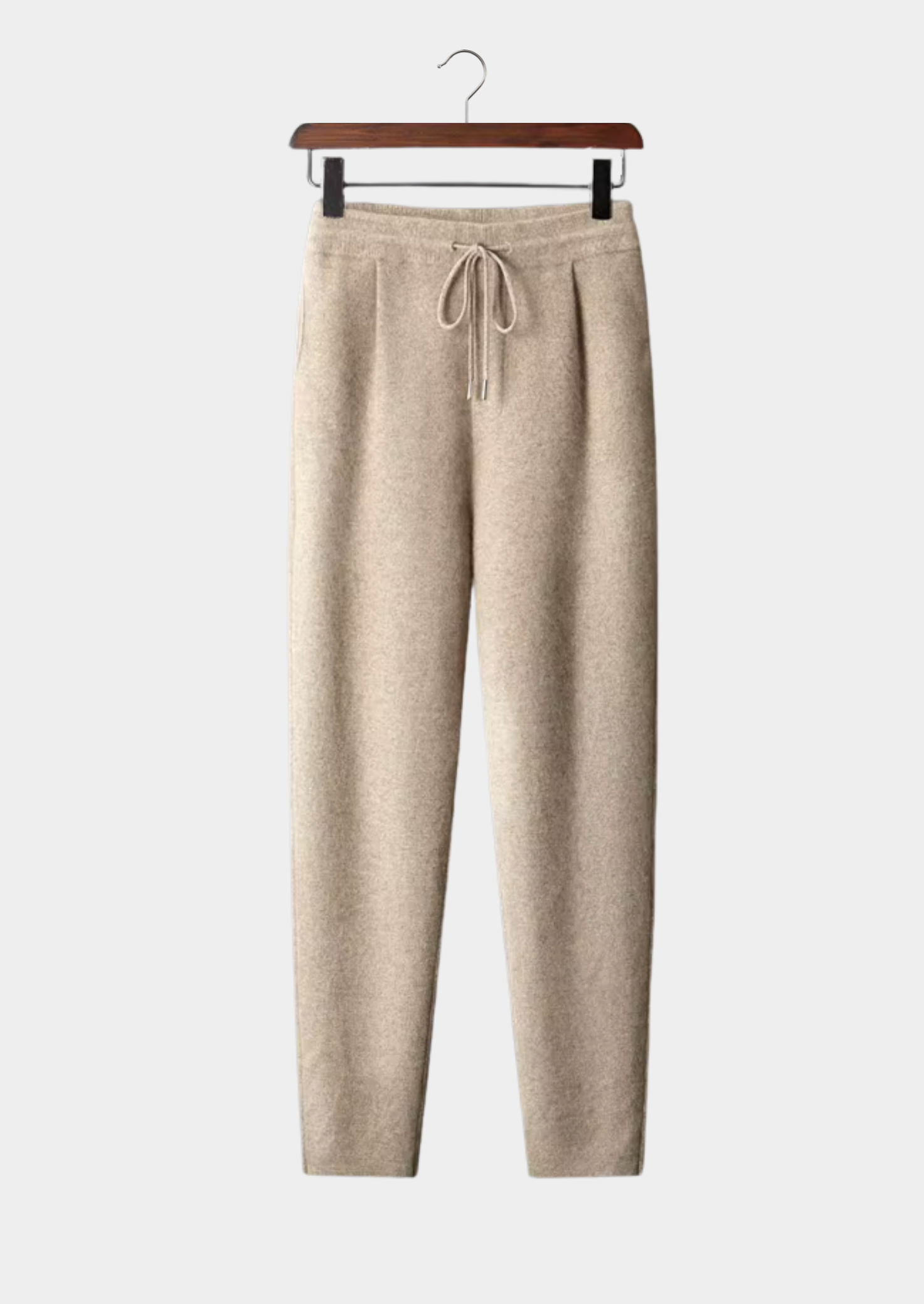 Cashmere Pleated Trousers