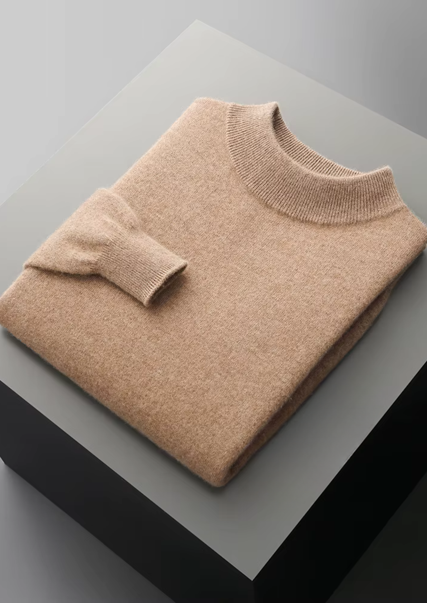 Pure Merino Wool Classic Mockneck