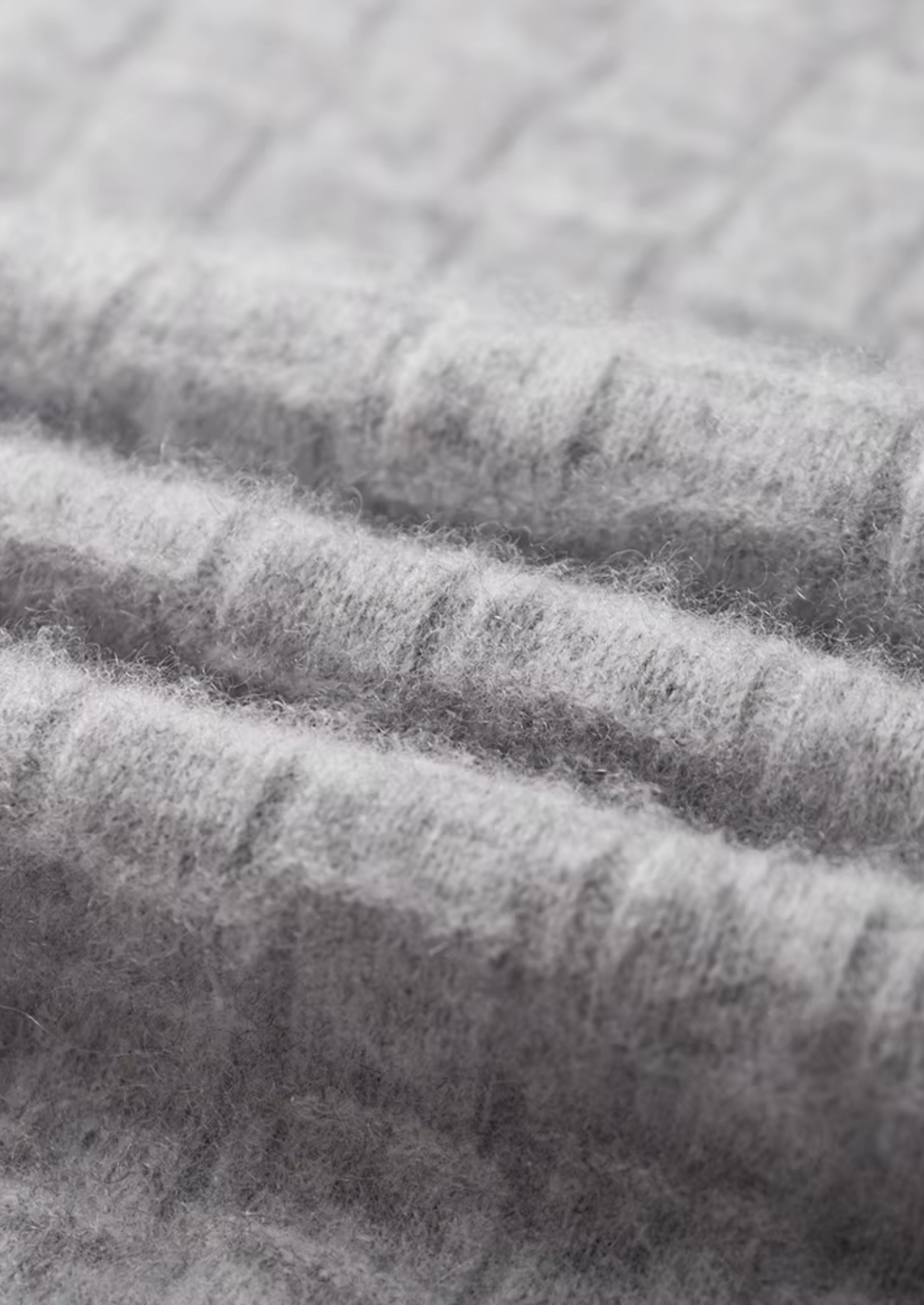 Pure Merino Wool Textured Mockneck