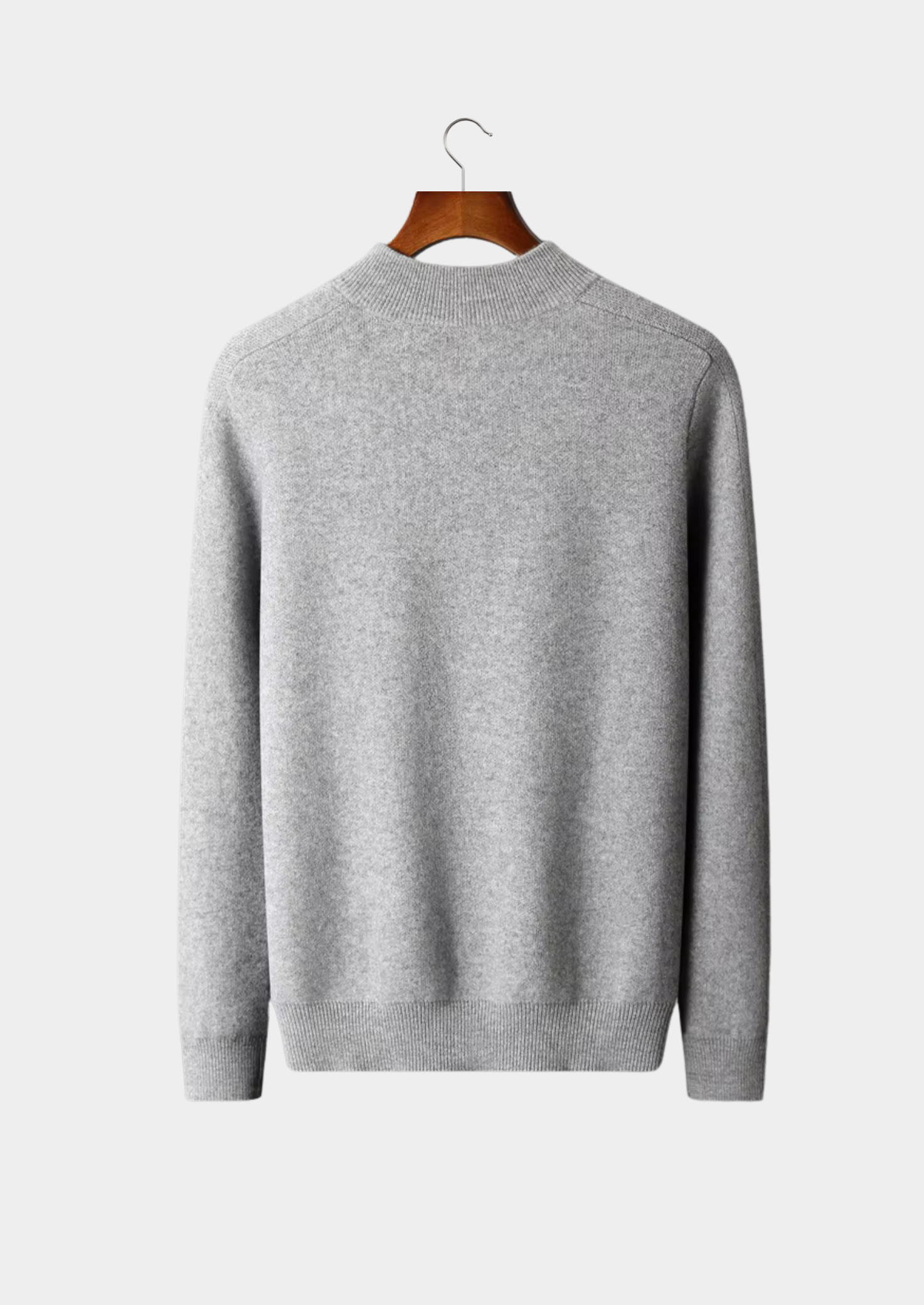 Cashmere Essential Half-Zip Sweater