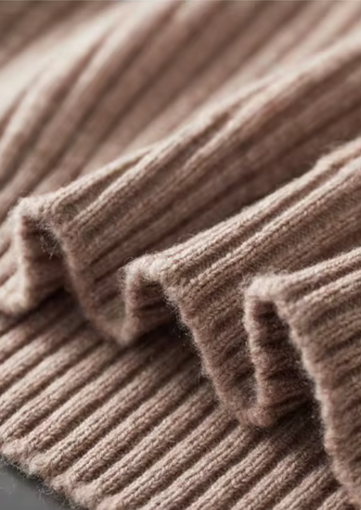 Pure Merino Wool Ribbed Henley Sweater