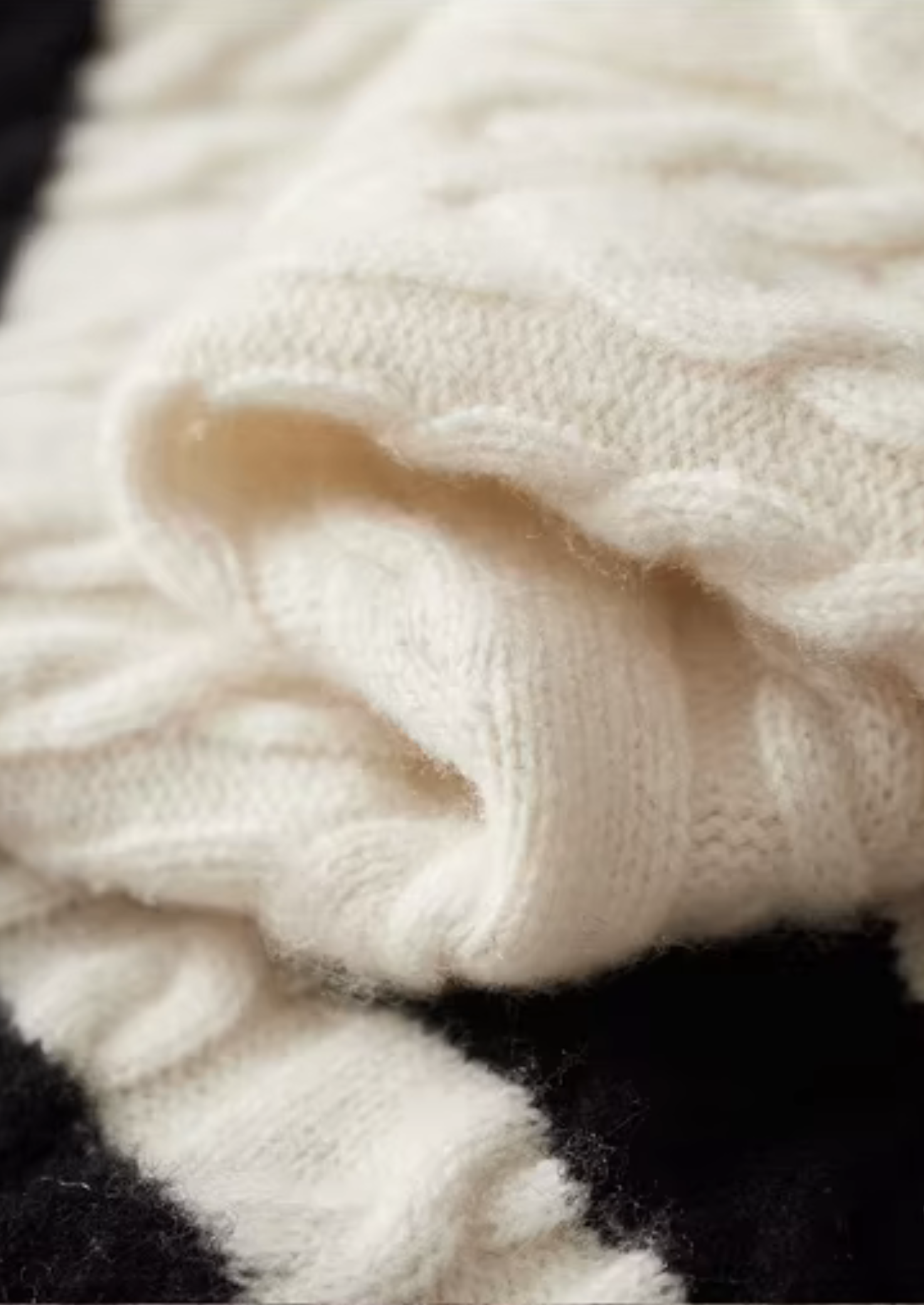 Pure Merino Wool Striped Half-Zip Sweater