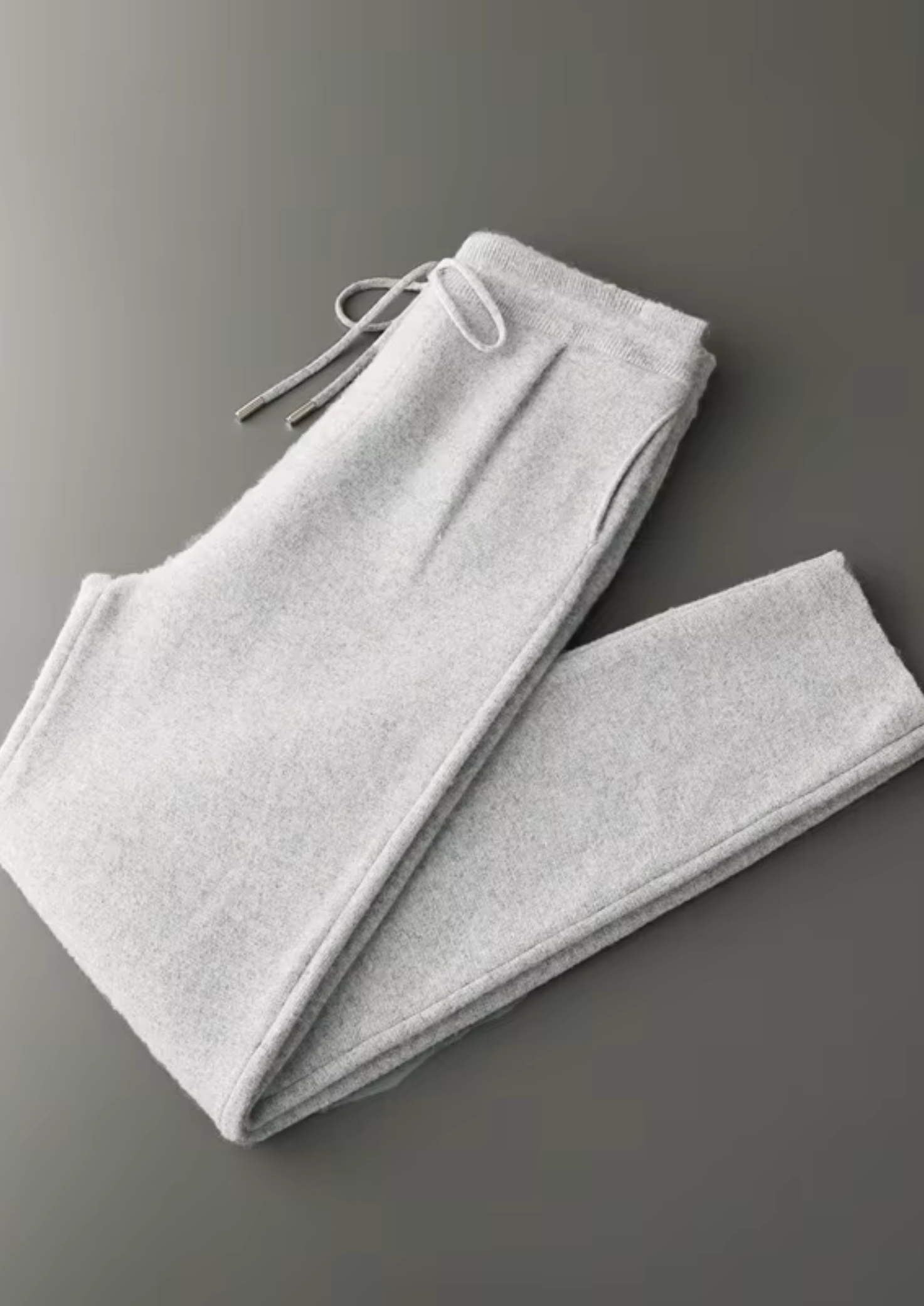 Cashmere Pleated Trousers