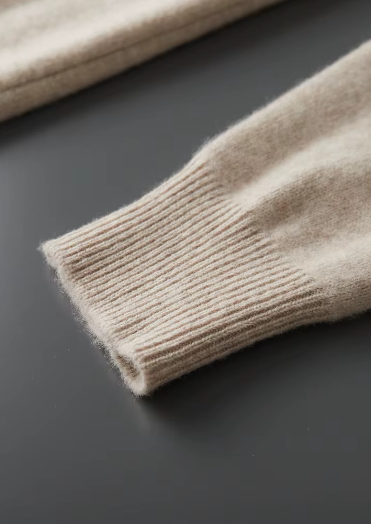 Pure Merino Wool Button Hoodie
