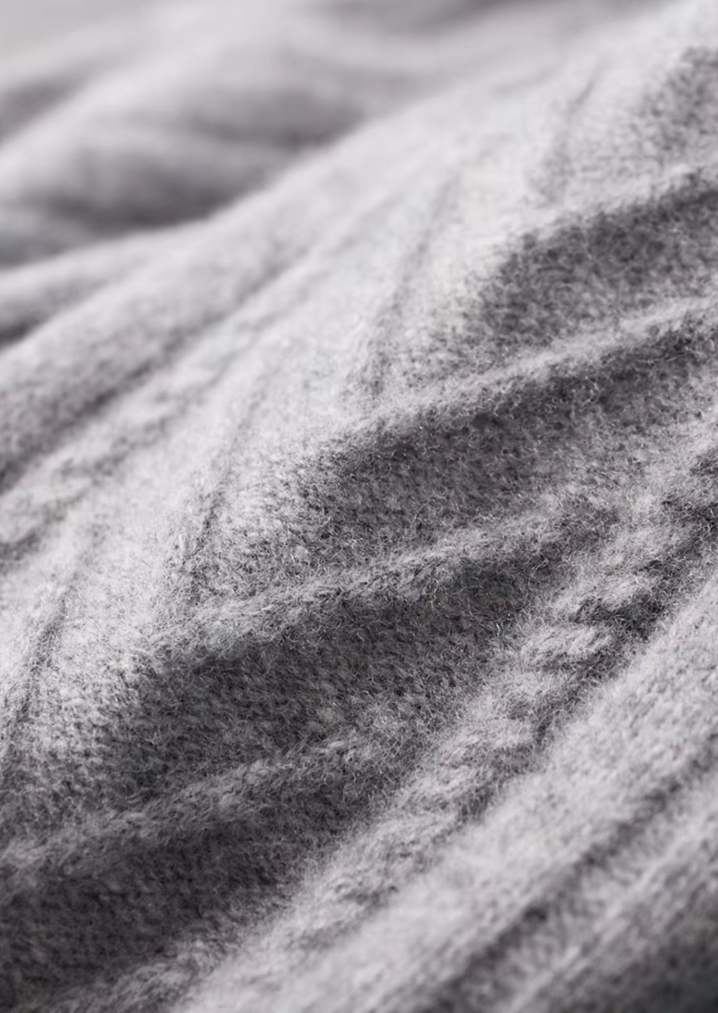 Pure Merino Wool Patterned Zip Cardigan