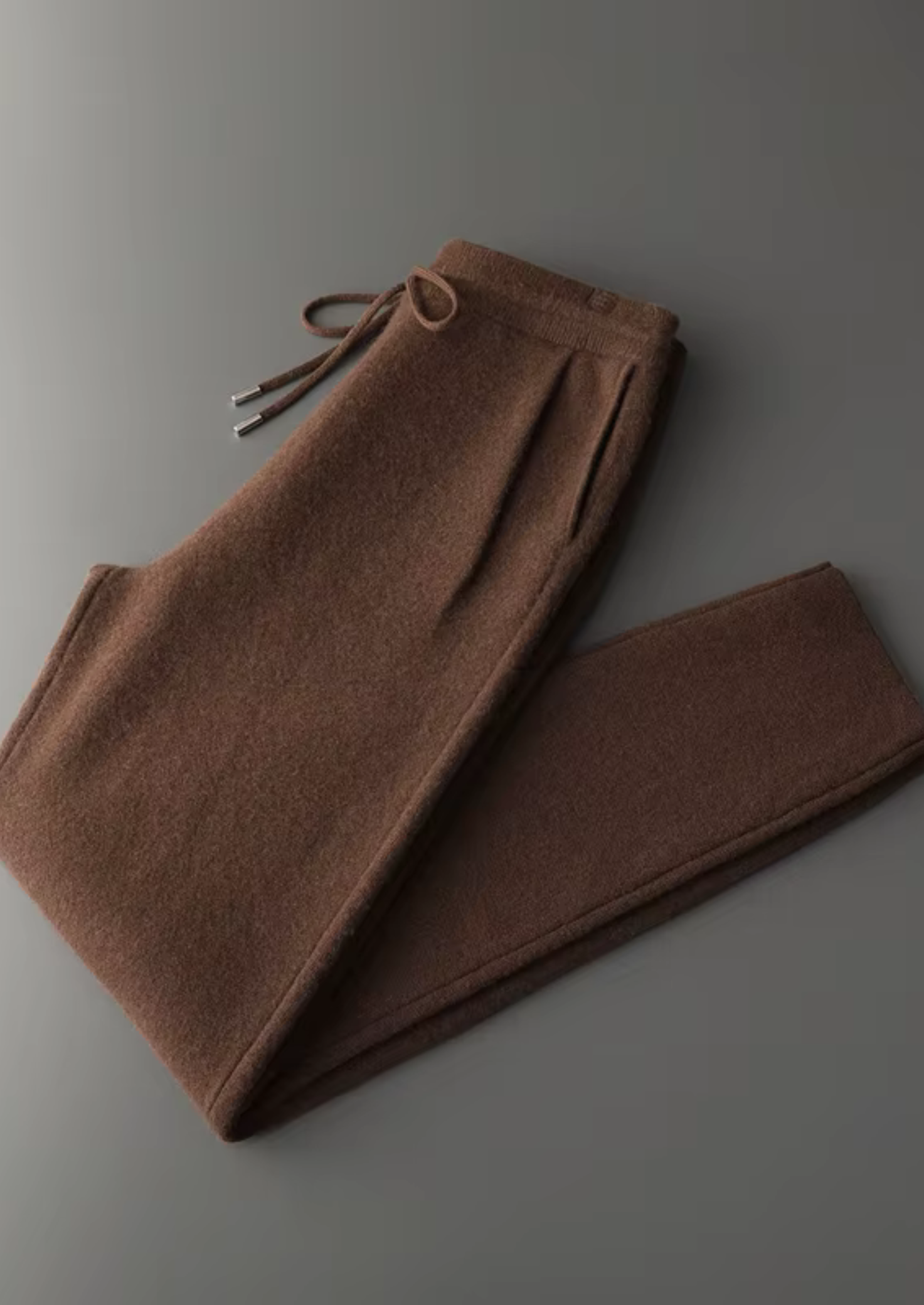 Cashmere Pleated Trousers