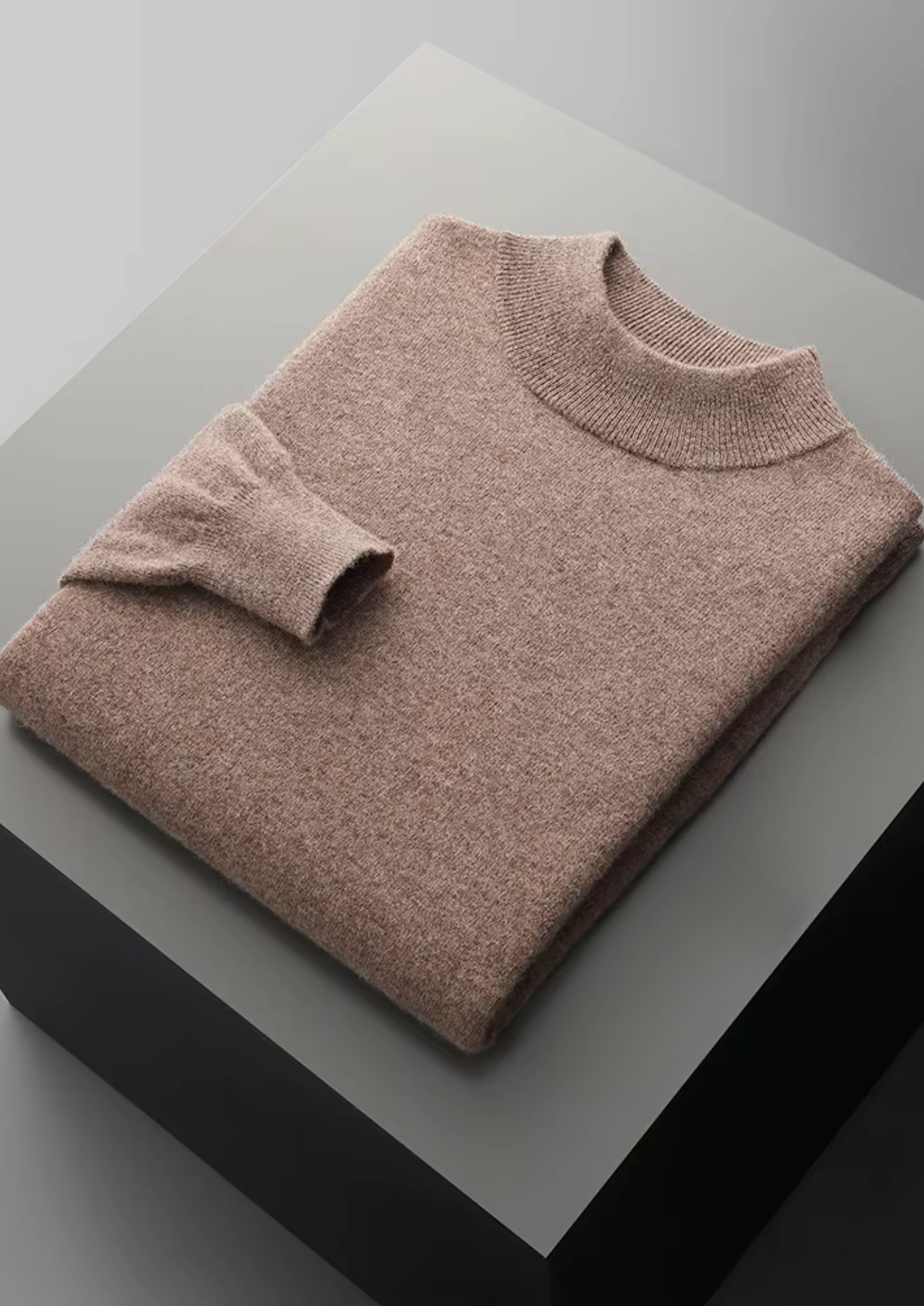 Pure Merino Wool Classic Mockneck