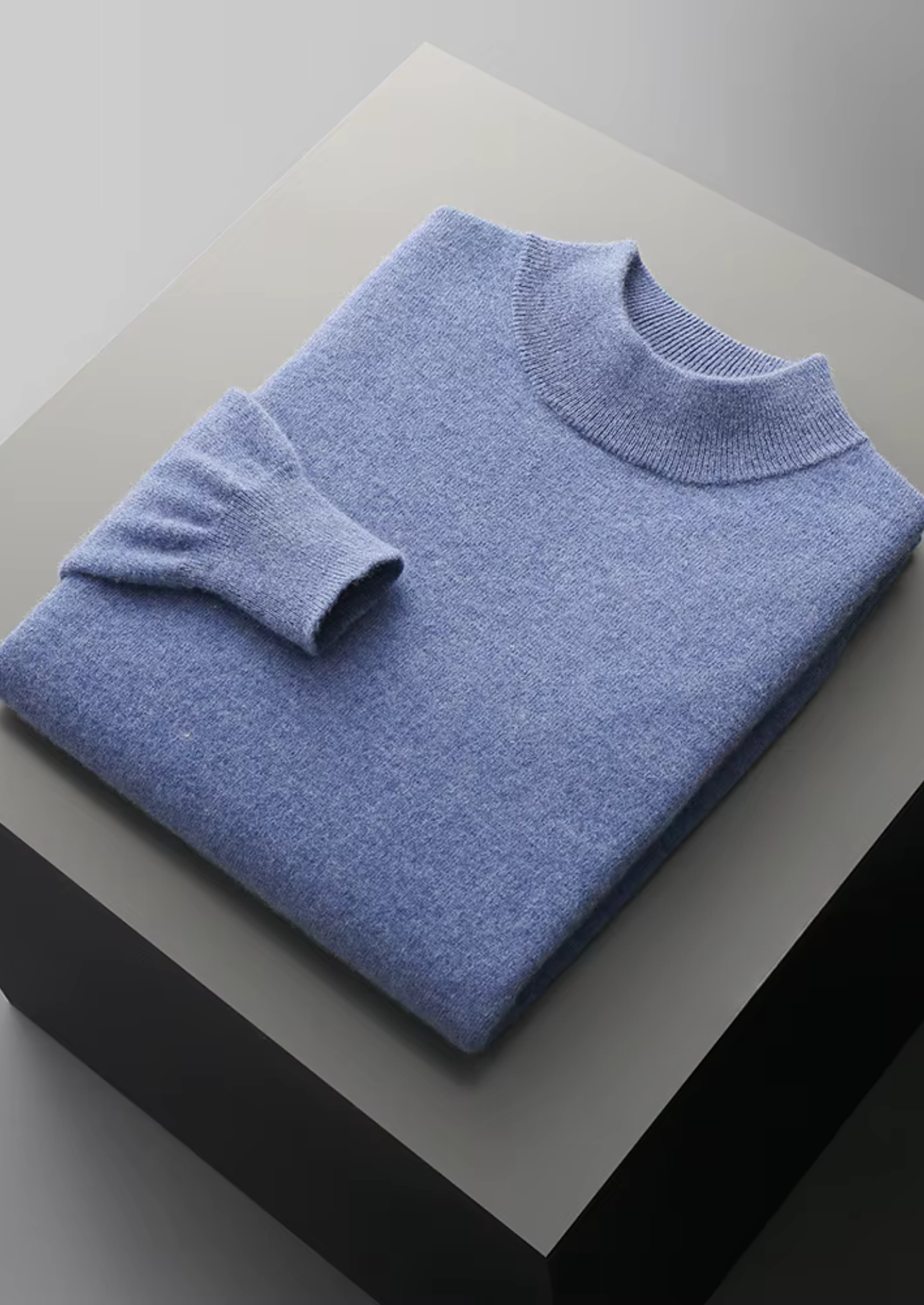 Pure Merino Wool Classic Mockneck