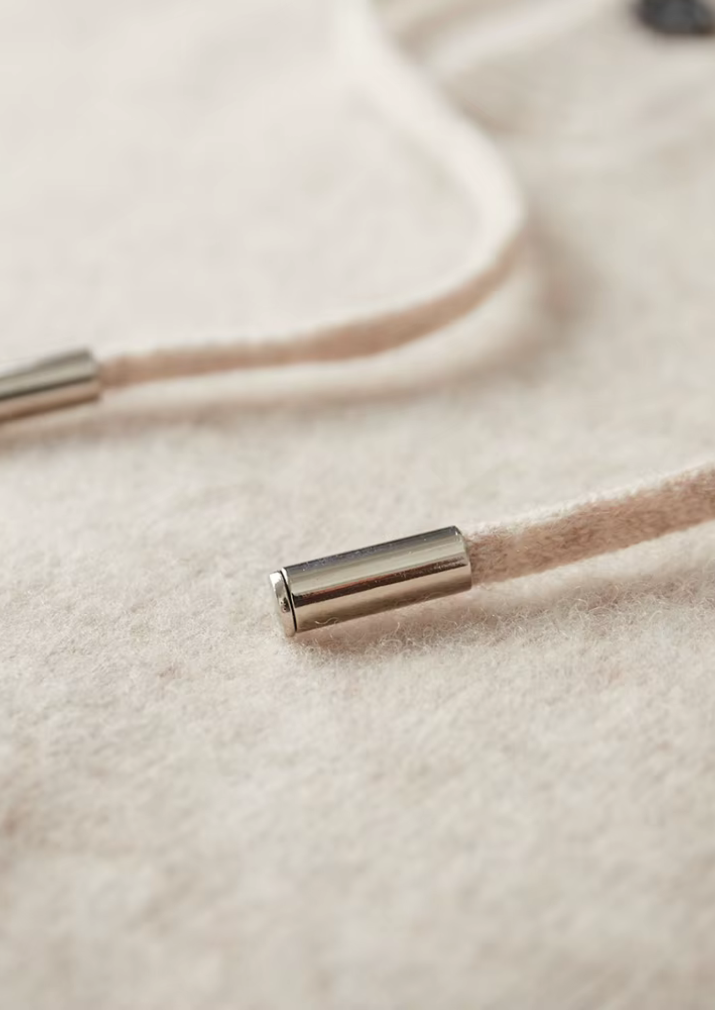 Pure Merino Wool Button Hoodie