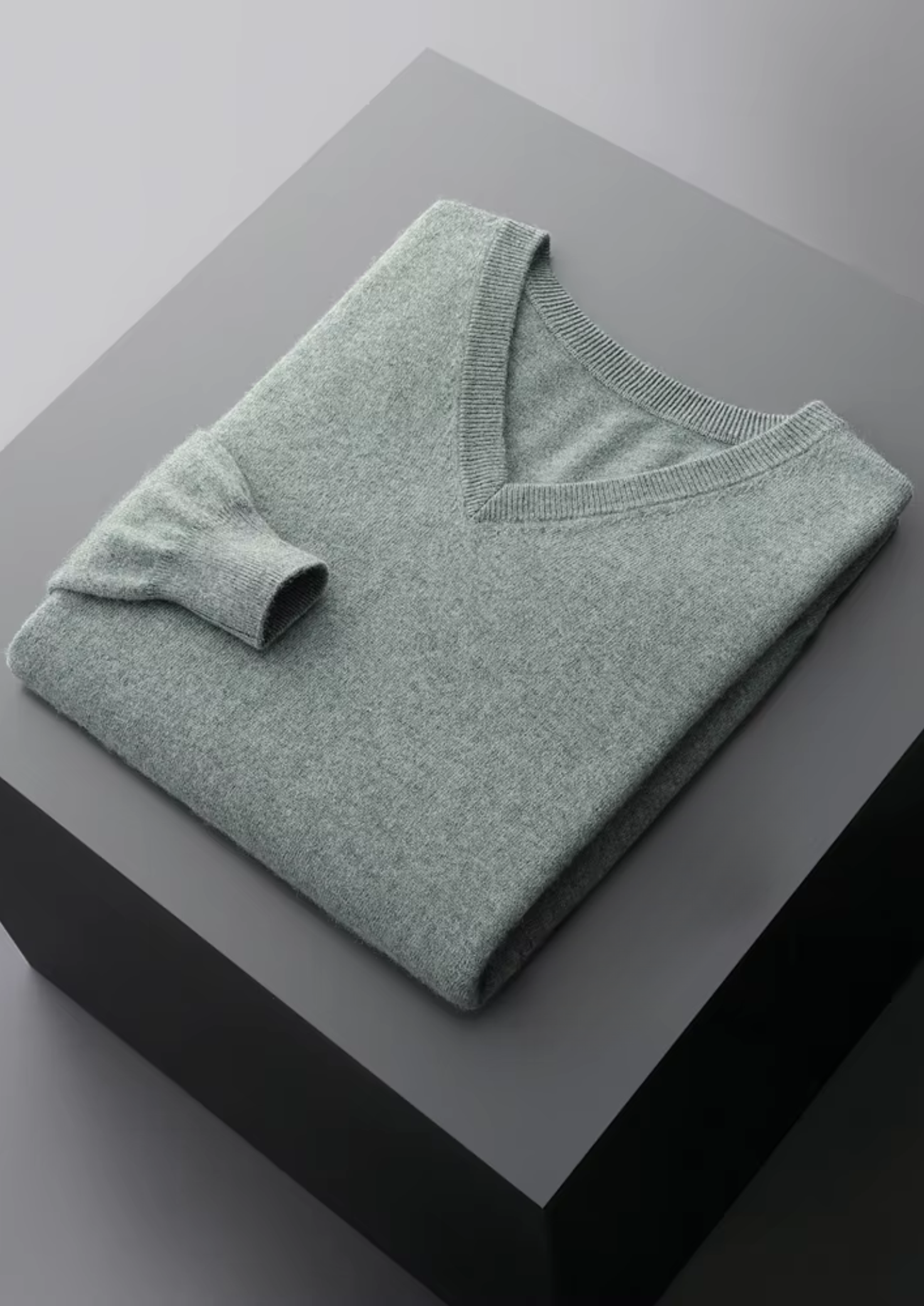 Pure Merino Wool Classic V-Neck Sweater