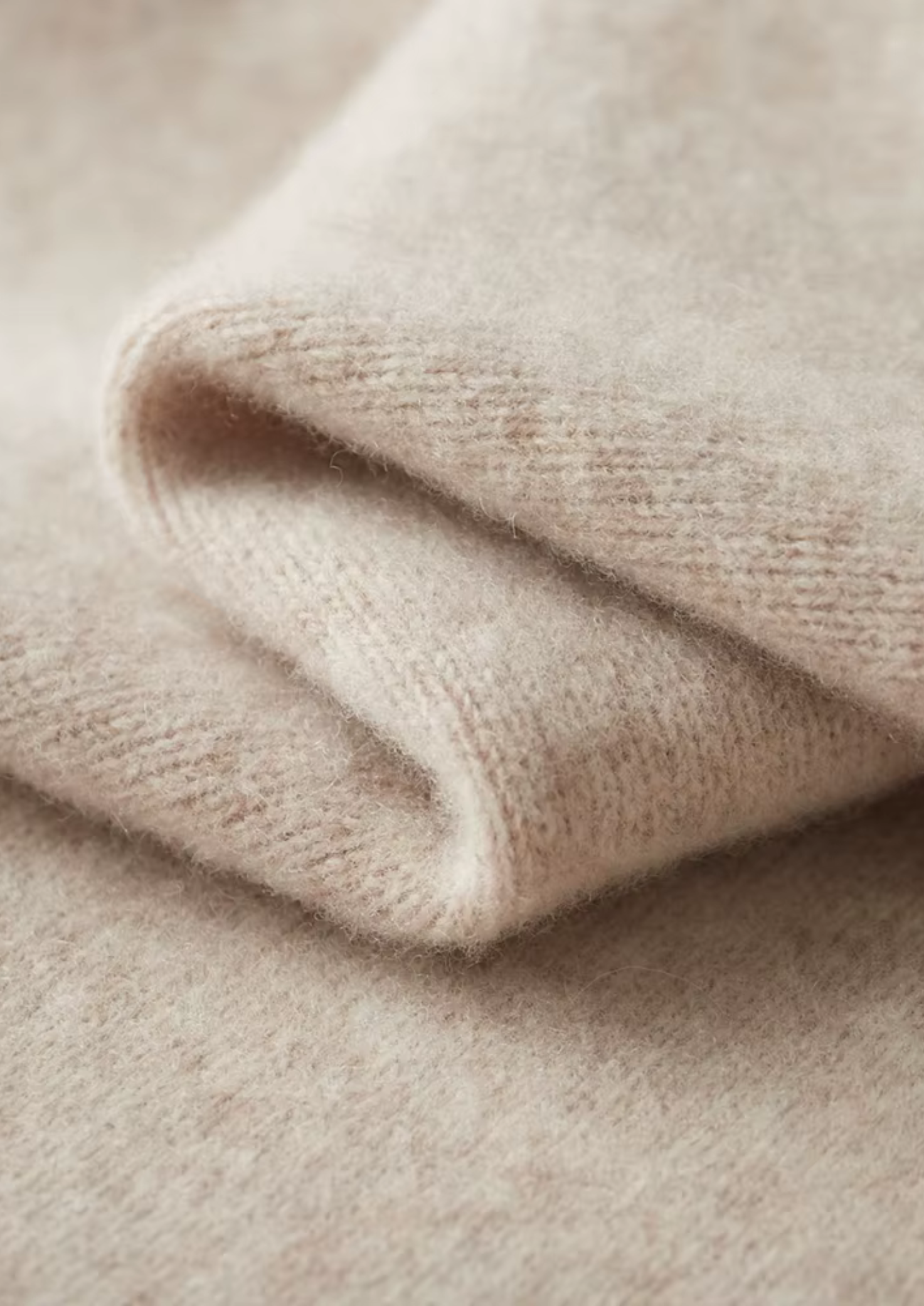 Pure Merino Wool Button Hoodie