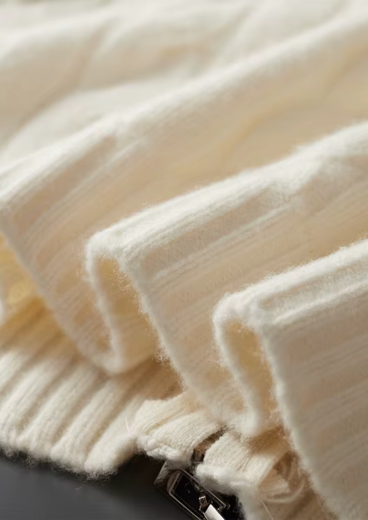 Pure Merino Wool Dual-Zip Cable Cardigan