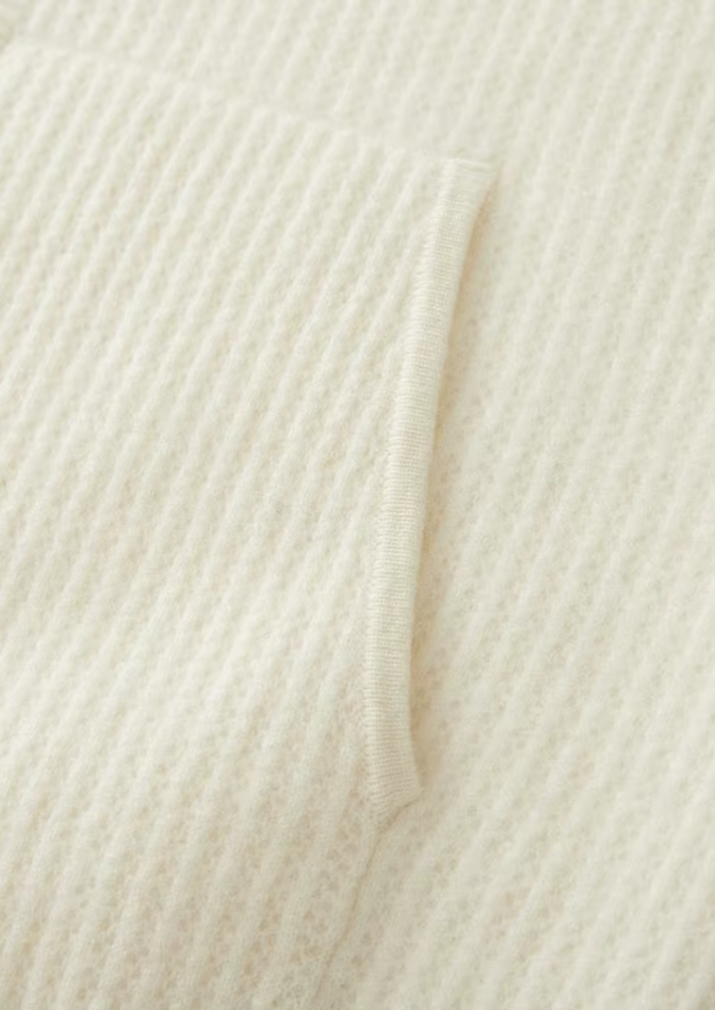 Pure Merino Wool Ribbed Zipper Hoodie