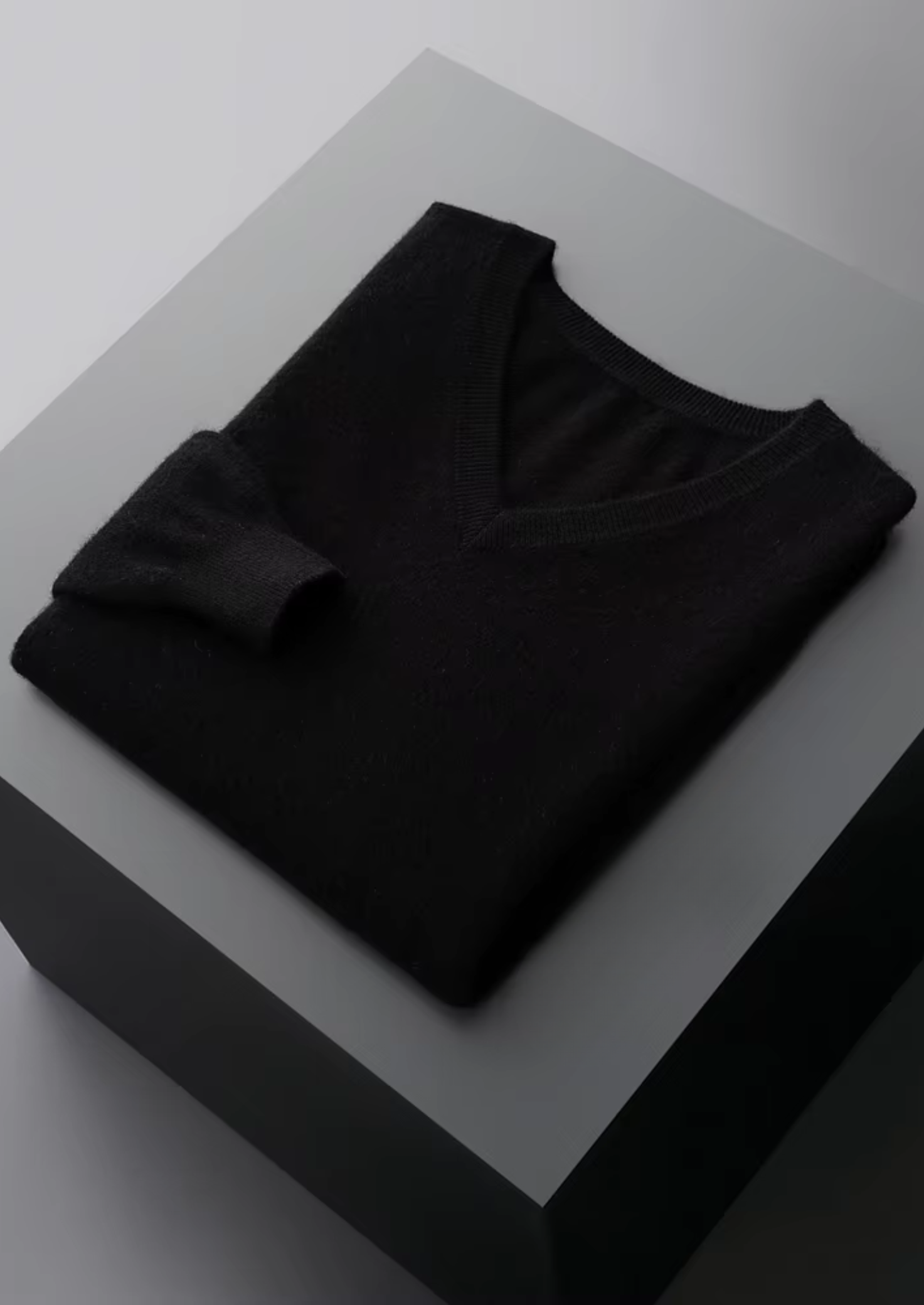 Pure Merino Wool Classic V-Neck Sweater