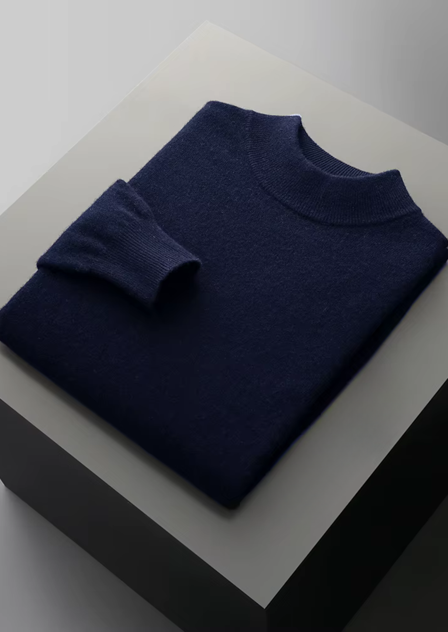 Pure Merino Wool Classic Mockneck