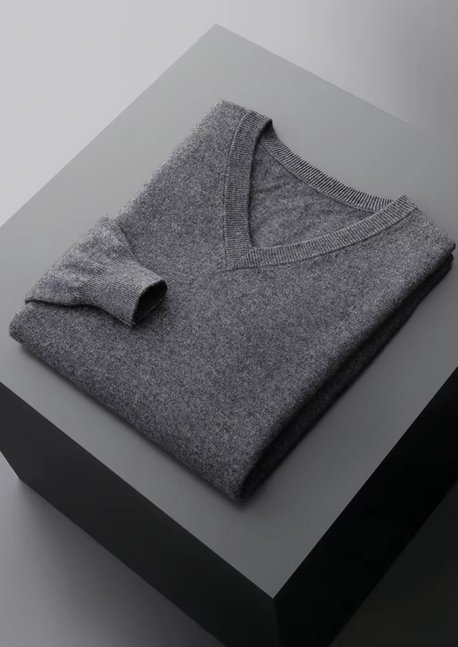 Pure Merino Wool Classic V-Neck Sweater
