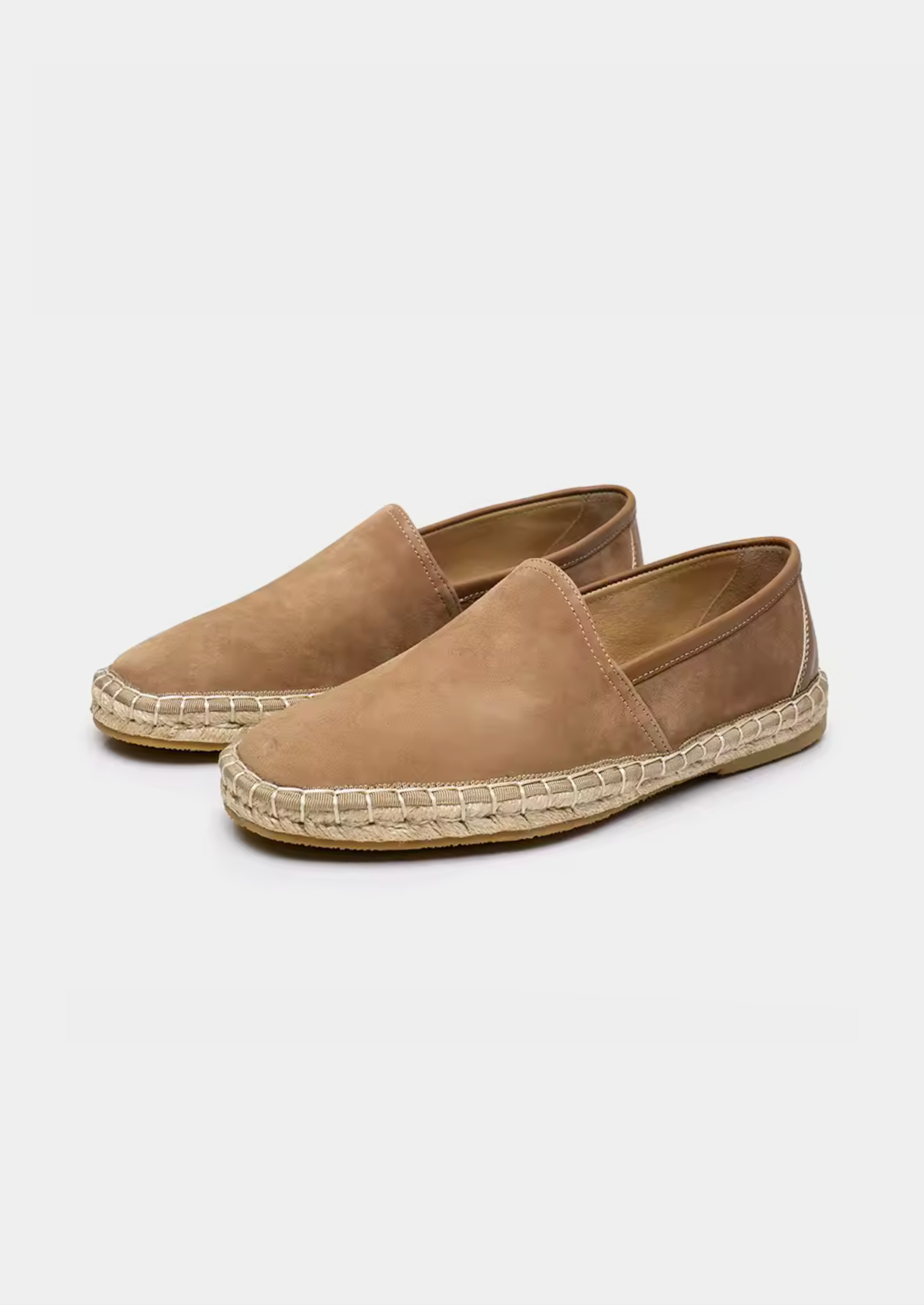 Caramel Suede Seaside Espadrilles