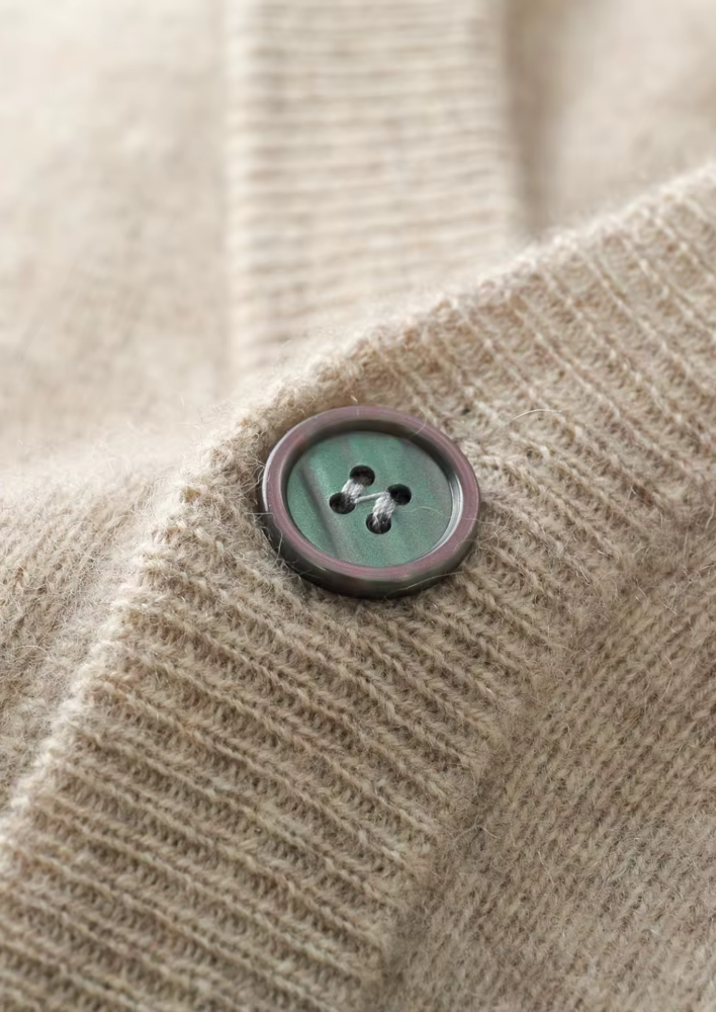 Pure Merino Wool Essential Cardigan