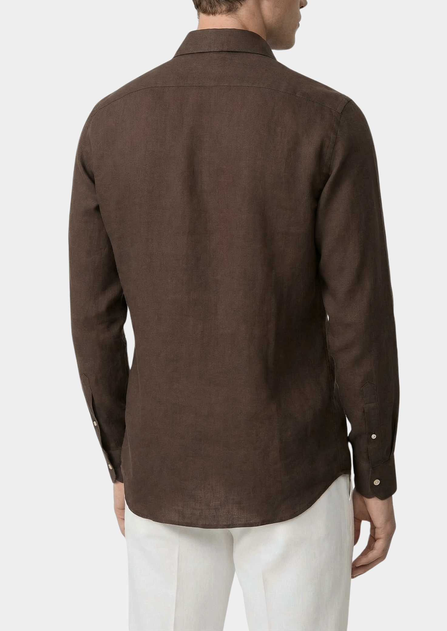 Portofino Coastal Shirt - Dark Brown