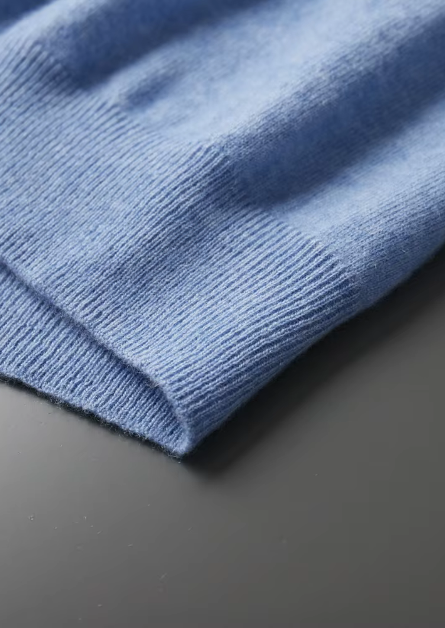 Cashmere Mock Neck T-Shirt