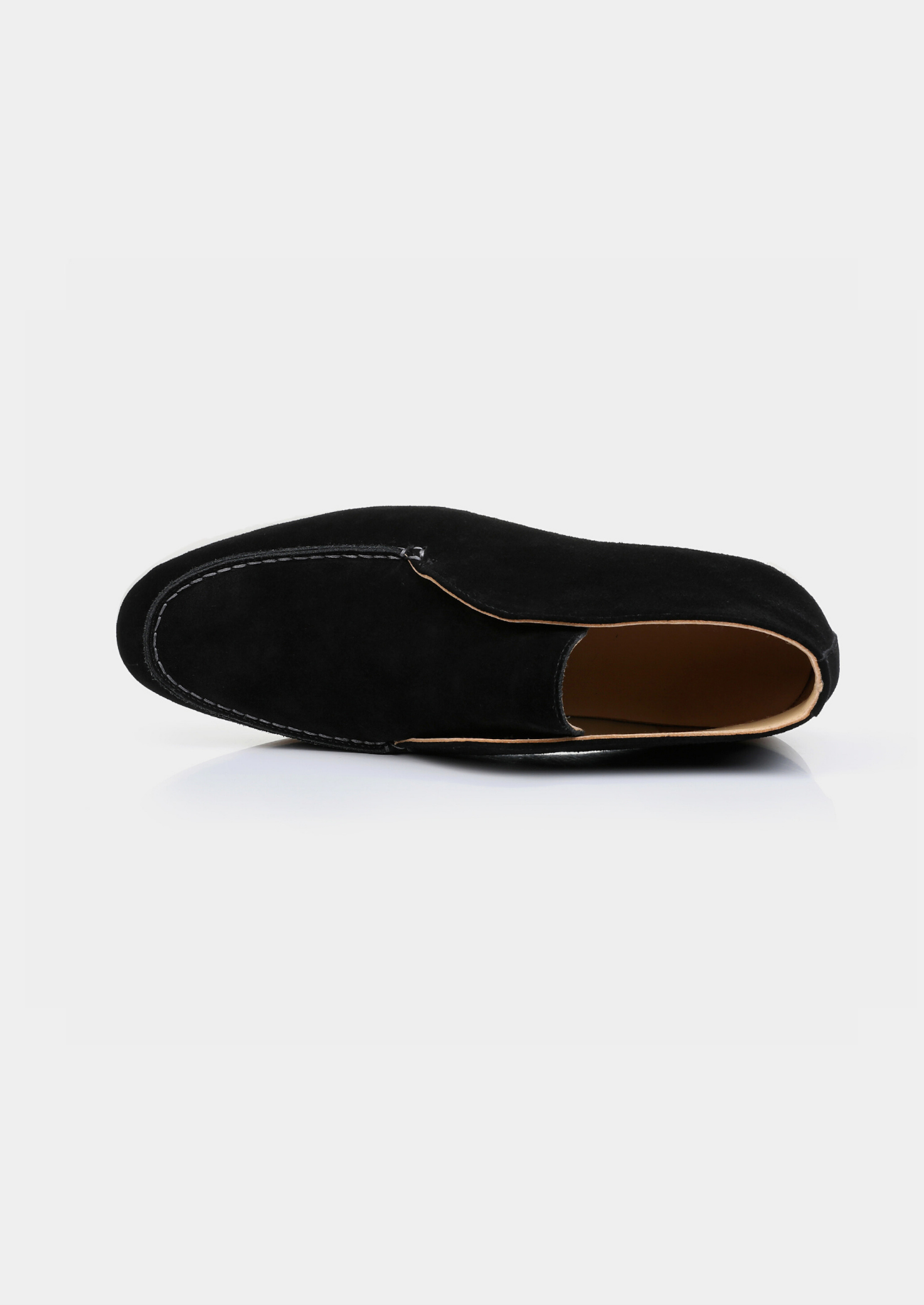 Black Classic Suede City Loafers