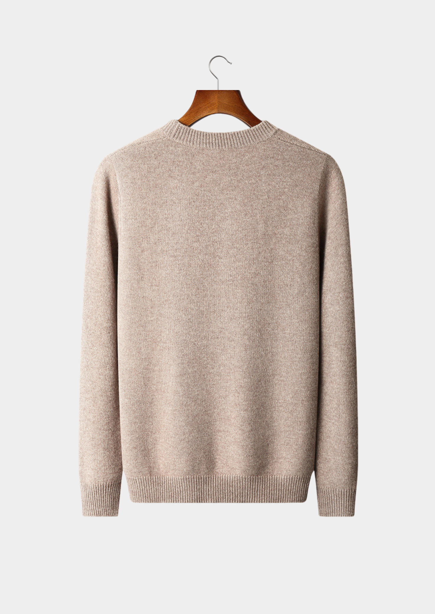 Pure Merino Wool Cable Crewneck