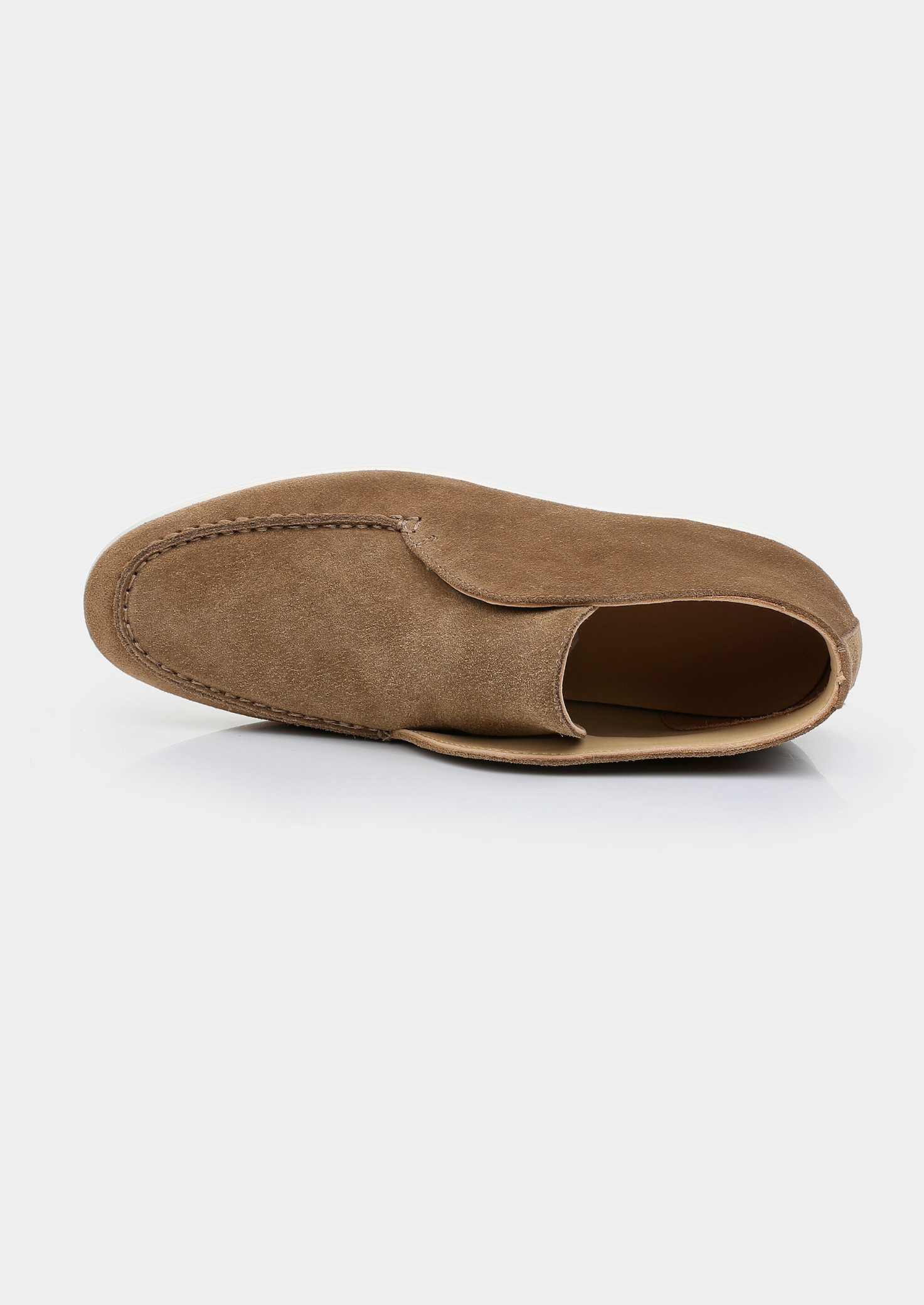 Light Brown Classic Suede City Loafers