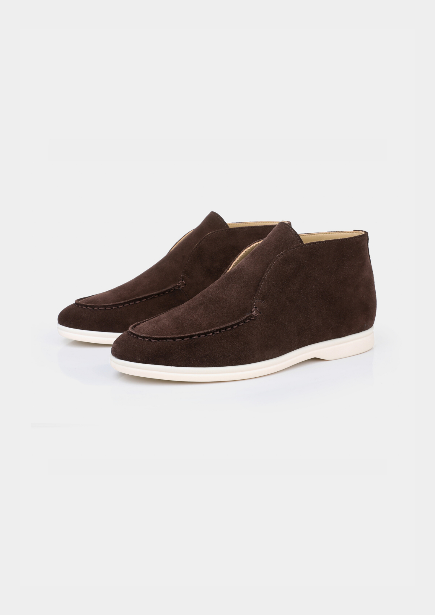 Coffee Classic Suede City Loafers